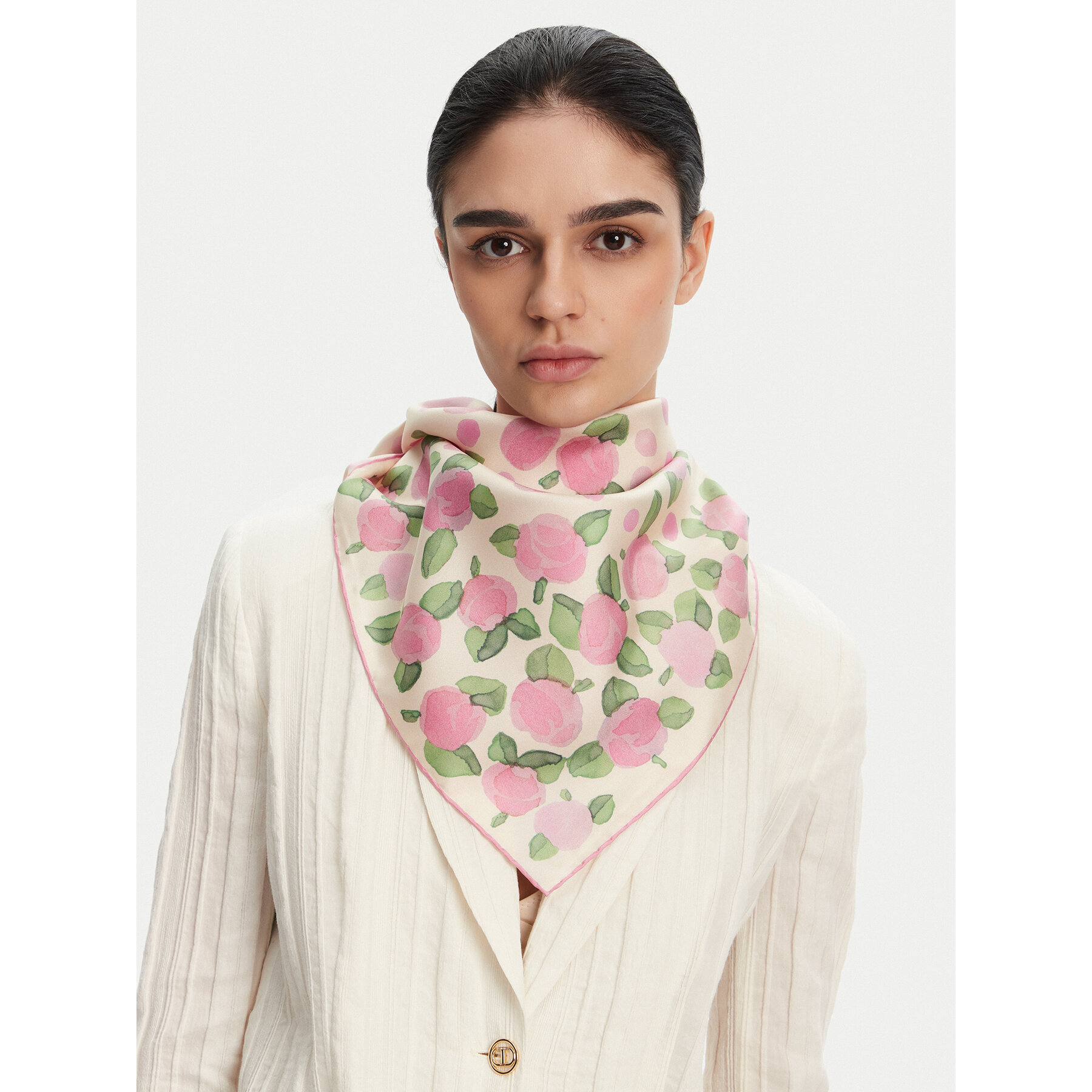 Foulard Furla WT00021 BX3854 0496S Rosa, Taglia 00, taglia : 00