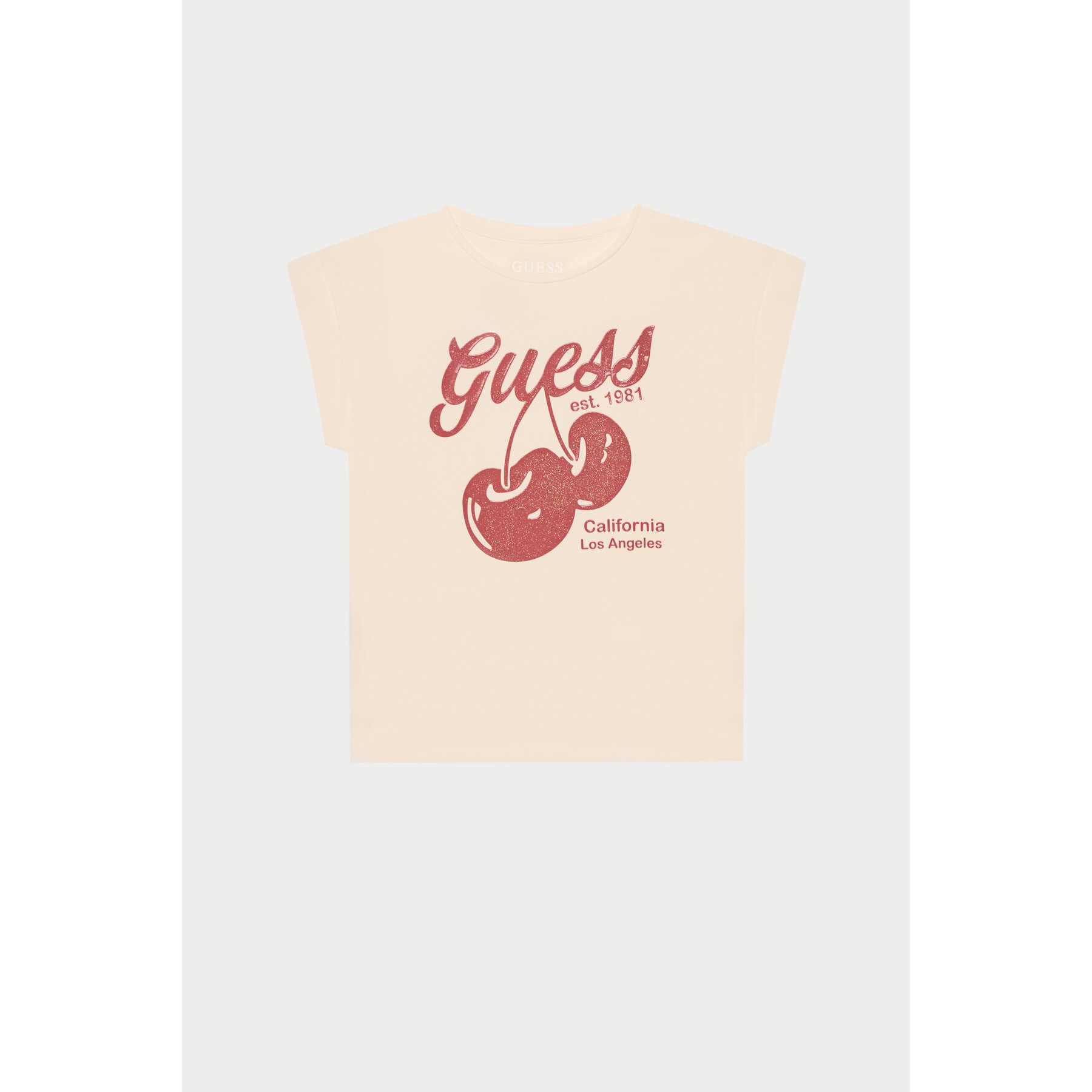 Guess T-Shirt J5GI00 K6YW4 Ροζ Regular Fit