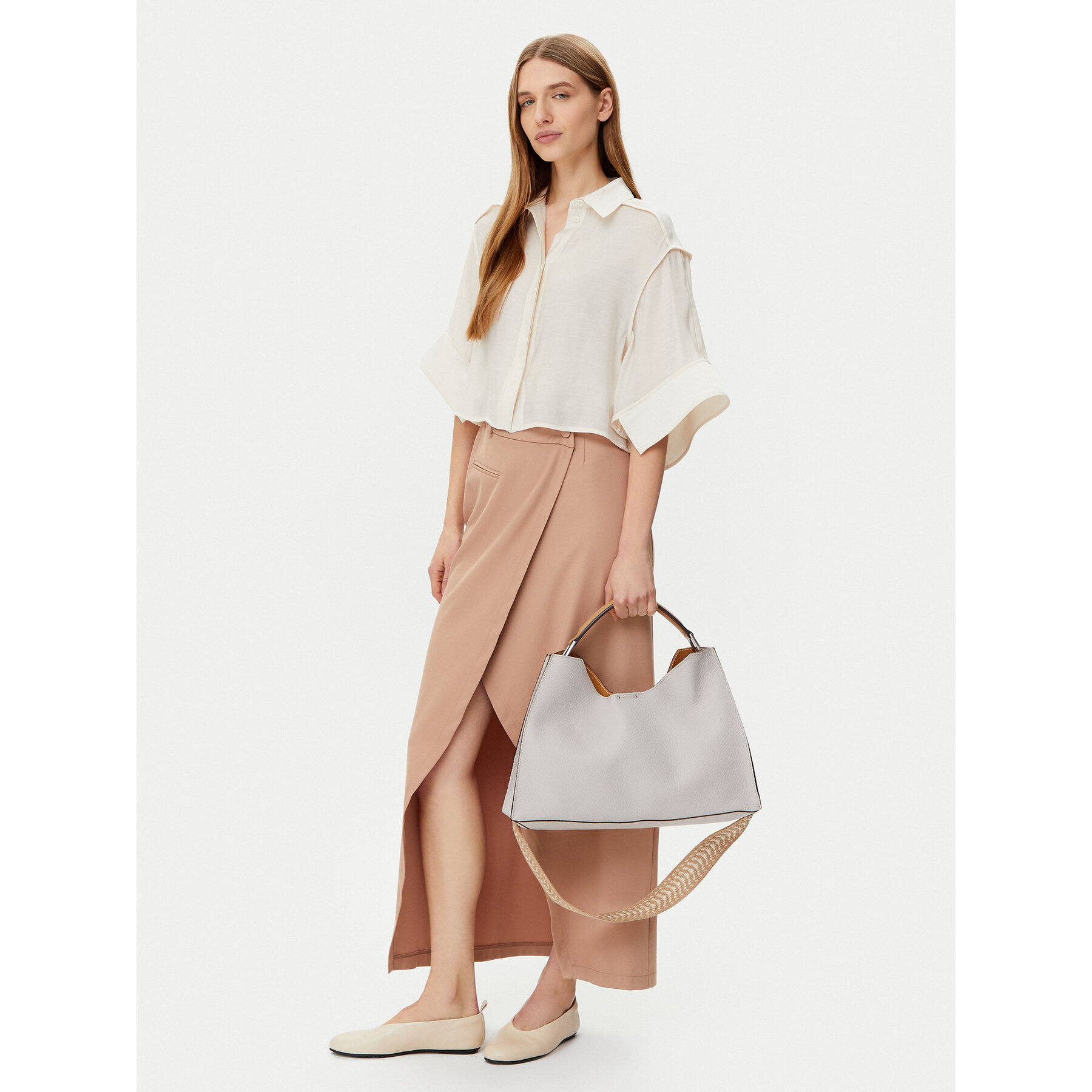 Дамска чанта Gianni Chiarini Aurora BS 10566 RNGDBL-NAETN Бял