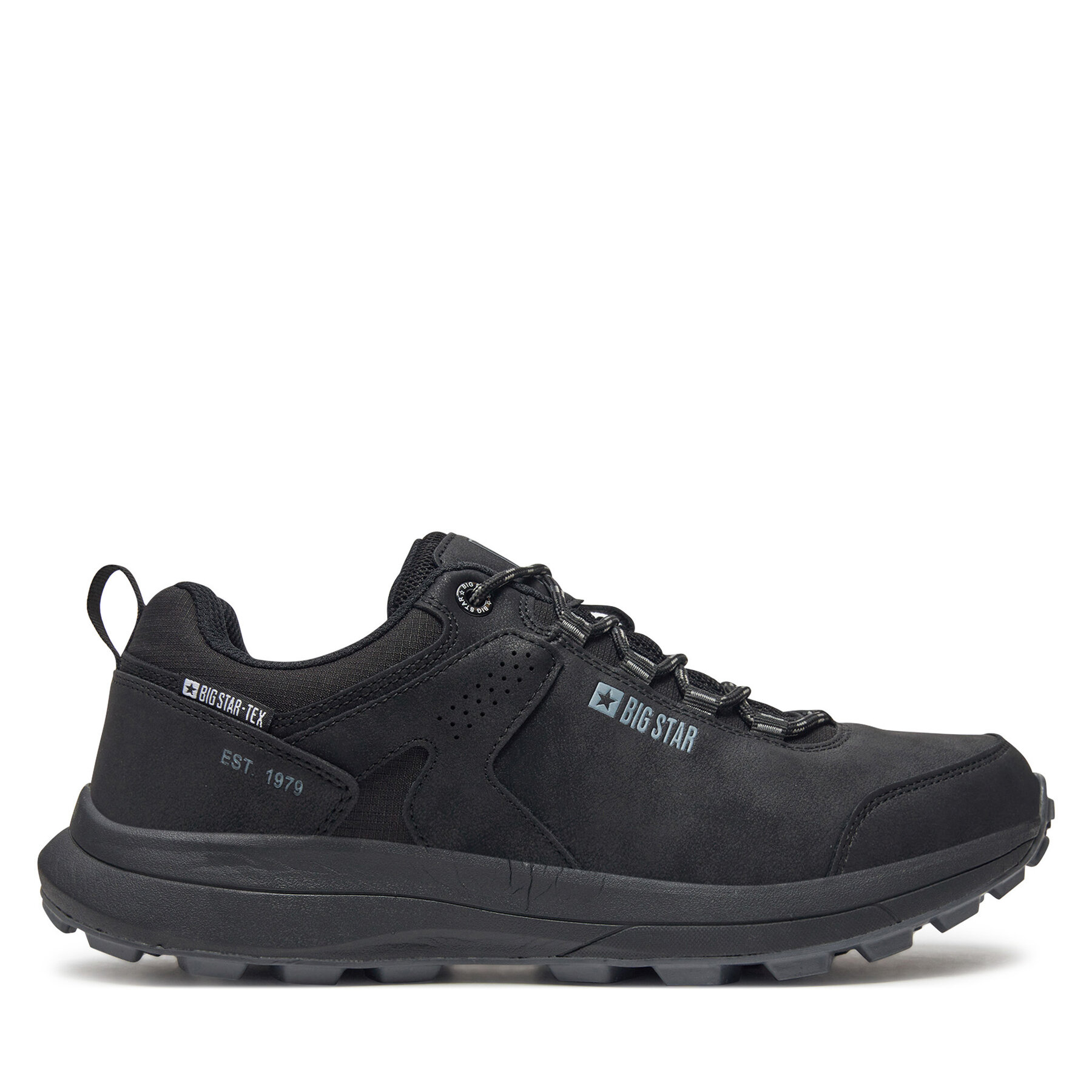 Męskie Sneakersy Big Star Shoes, Rozmiar 43 Czarny OO174365