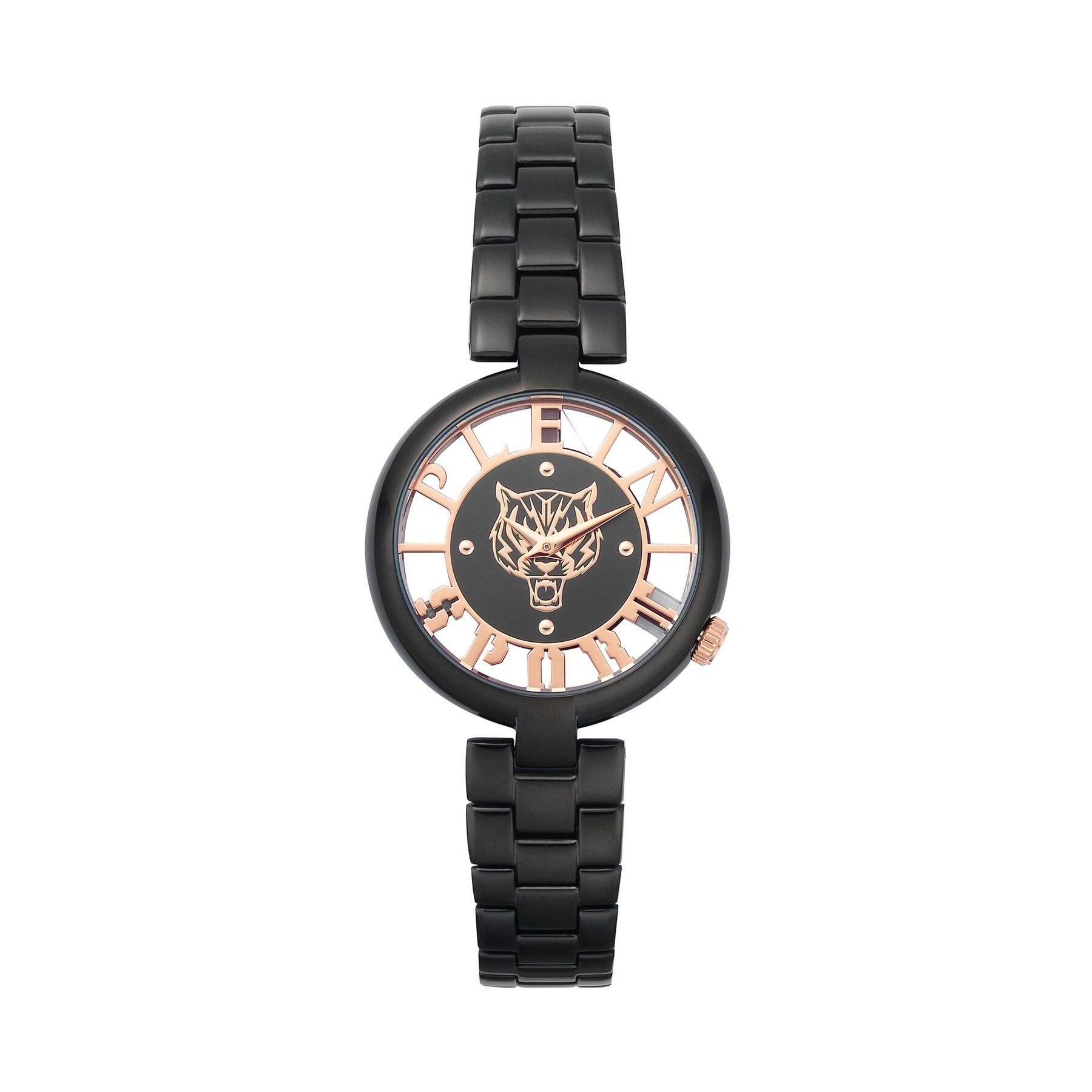 Ročna ura Plein Sport Tiger Luxe PSMBA0523 Črna
