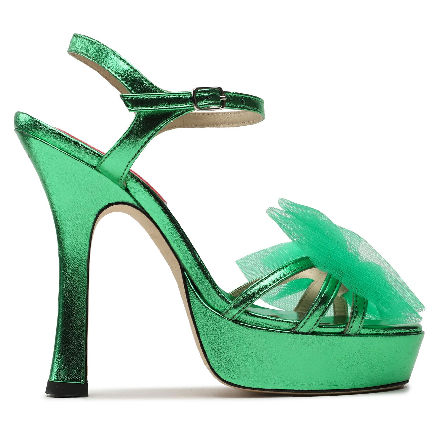 Sandalias Custommade Arlina Metallic Bow 999624047 Verde