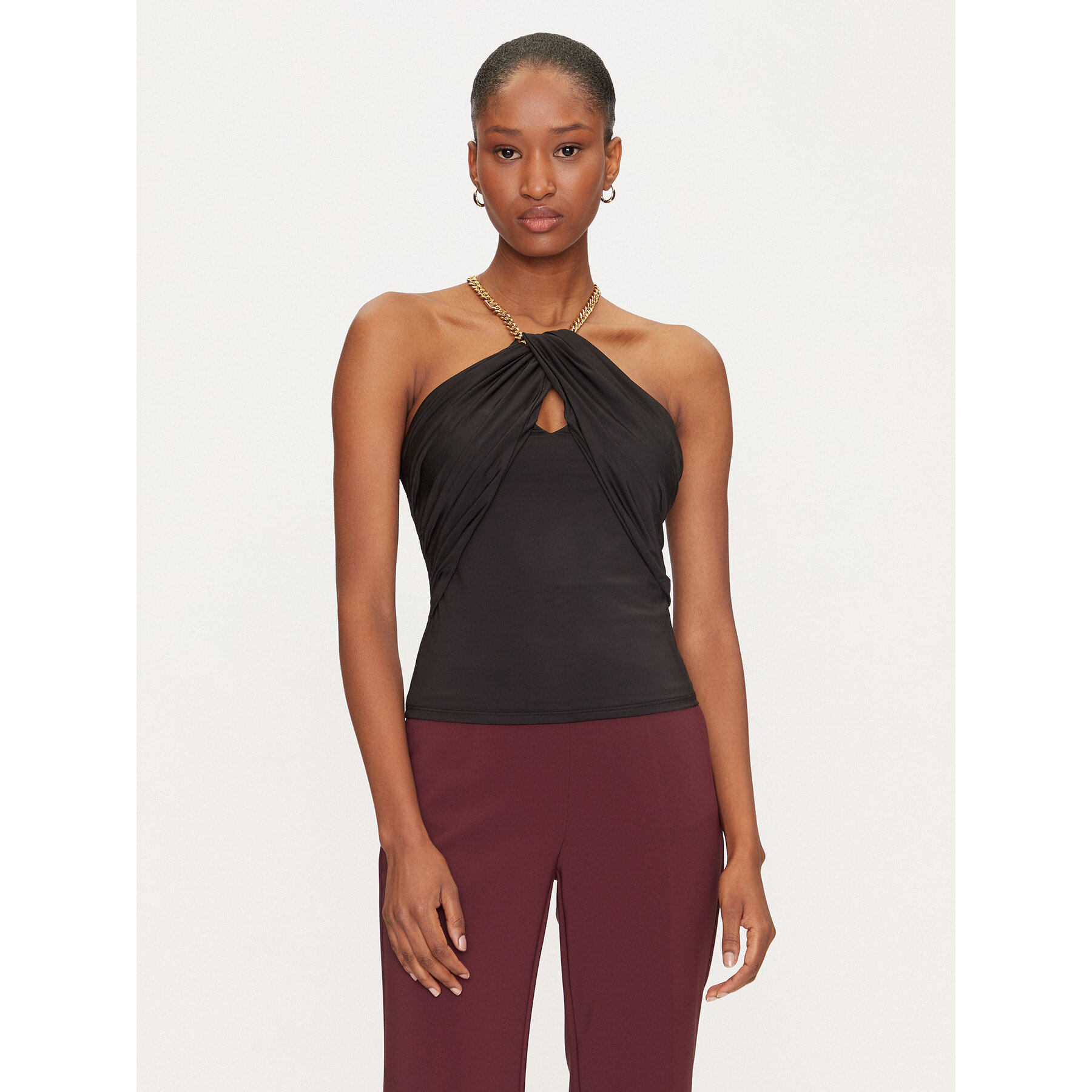 Marciano Guess Marciano Guess Τοπ 5GGP06 6259A Μαύρο Regular Fit