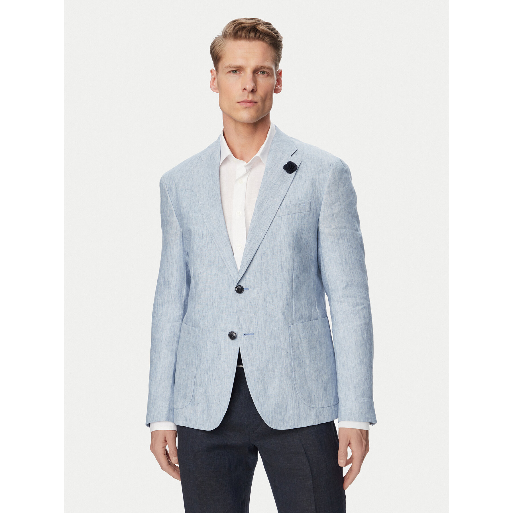 JOOP! Sakko Hoverest 30102592 Hellblau Slim Fit