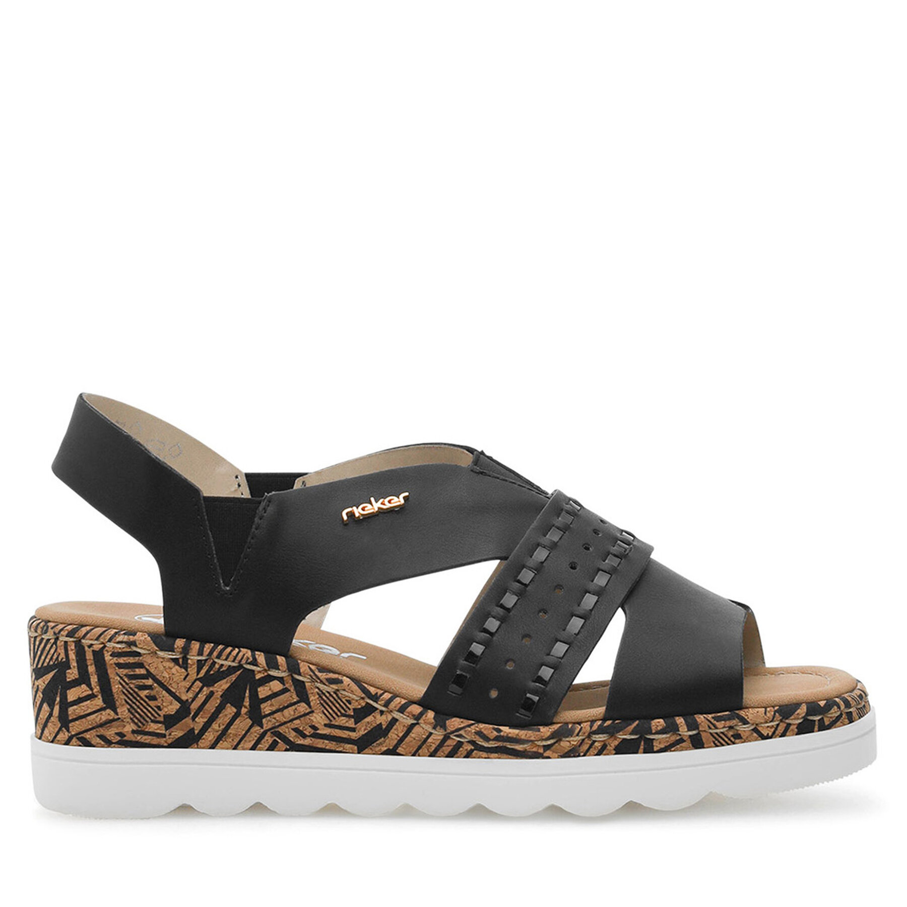 Sandales Rieker 67179-00 Noir