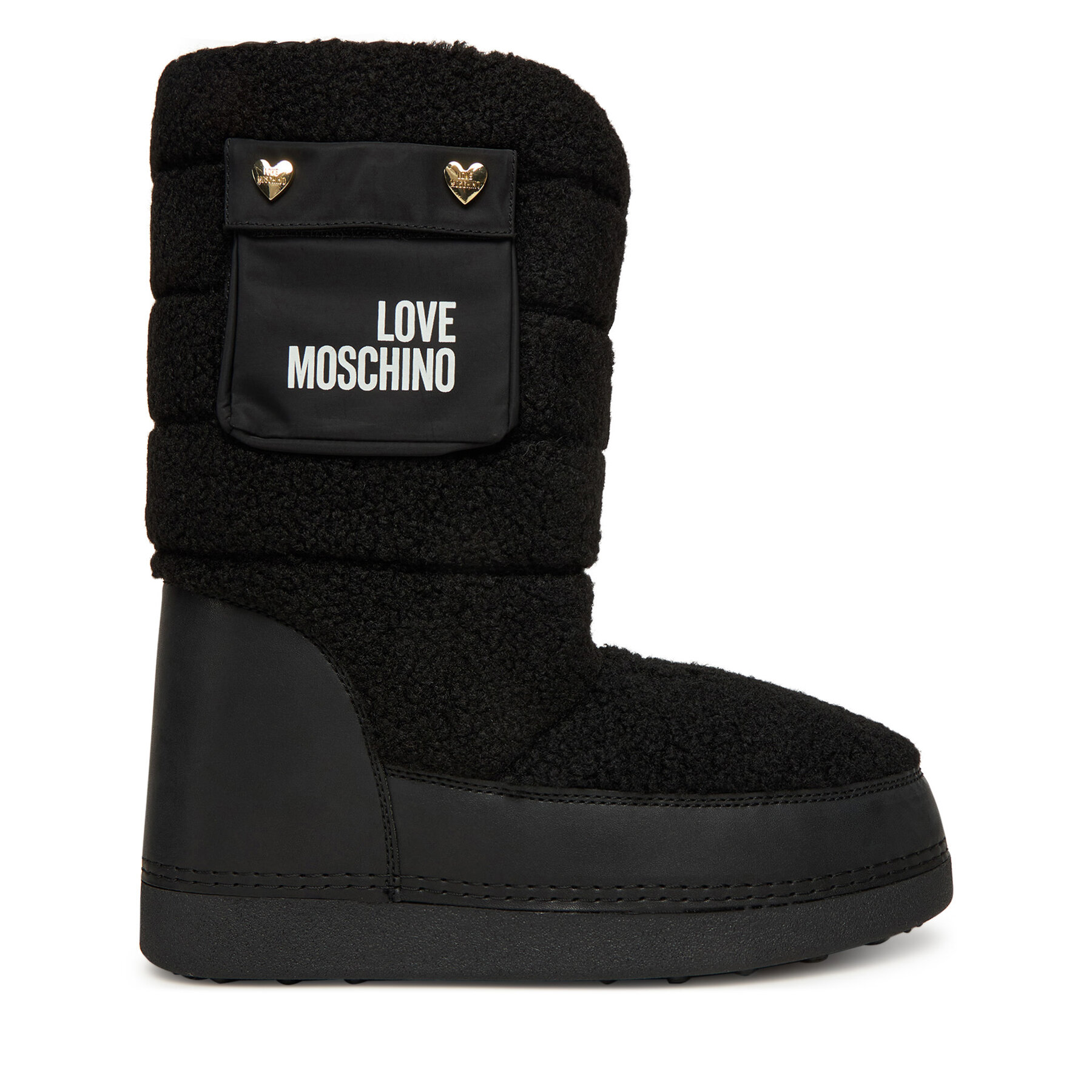 Апрески LOVE MOSCHINO JA24452G0NISM00A Черен