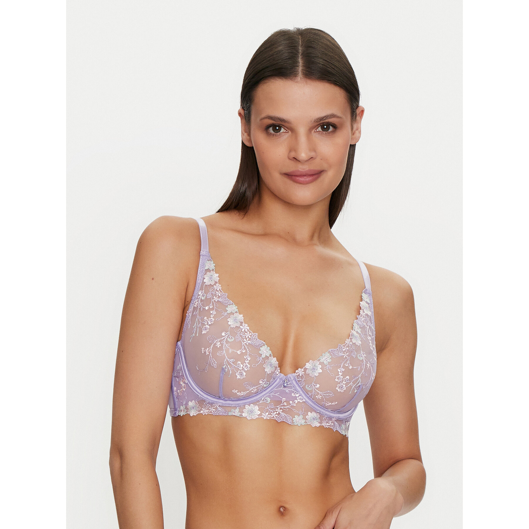 Hunkemöller Melltartó alsó huzallal Lillia 205399 Lila