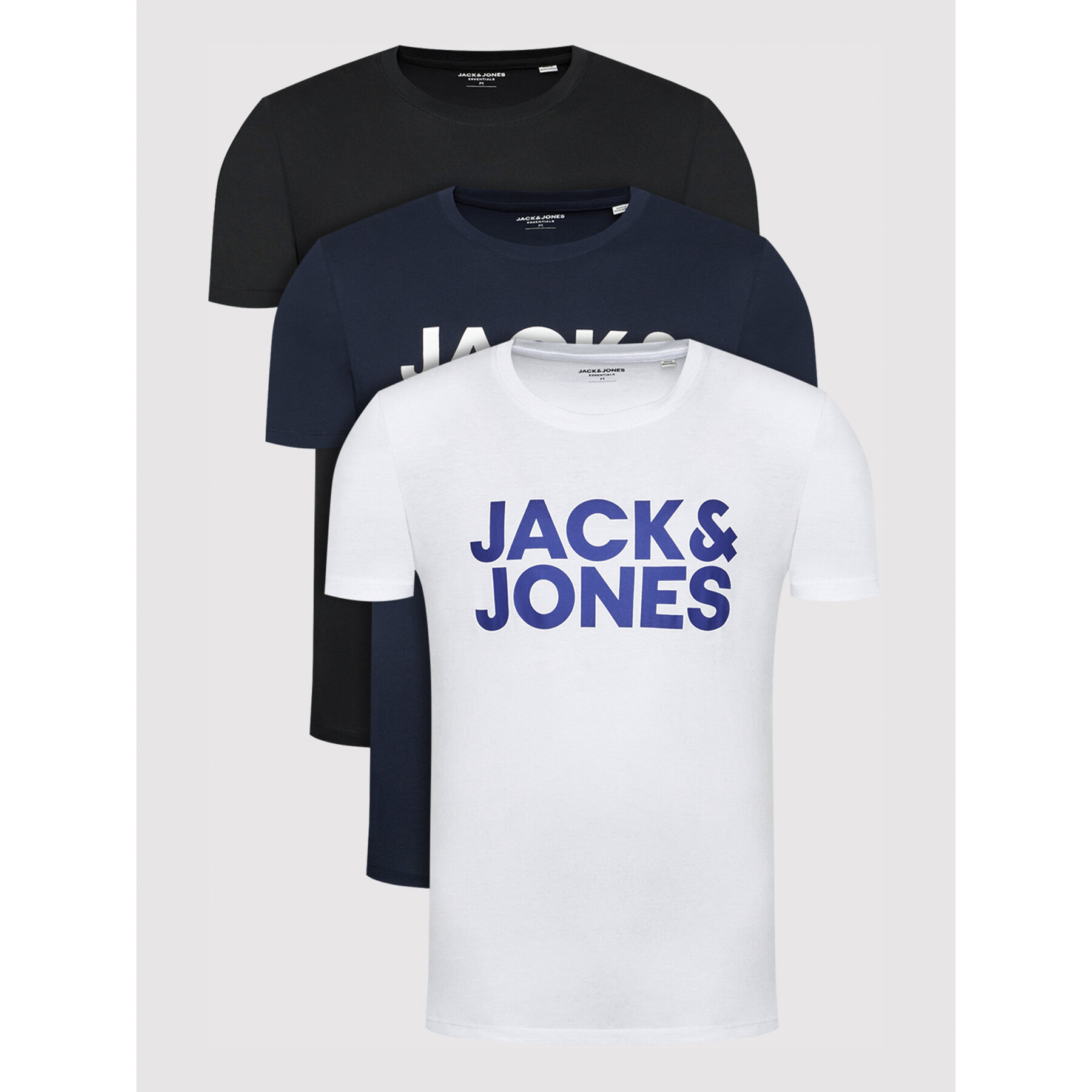 Jack & Jones Set di t-shirt Corp Logo 12191762 Multicolore Regular Fit