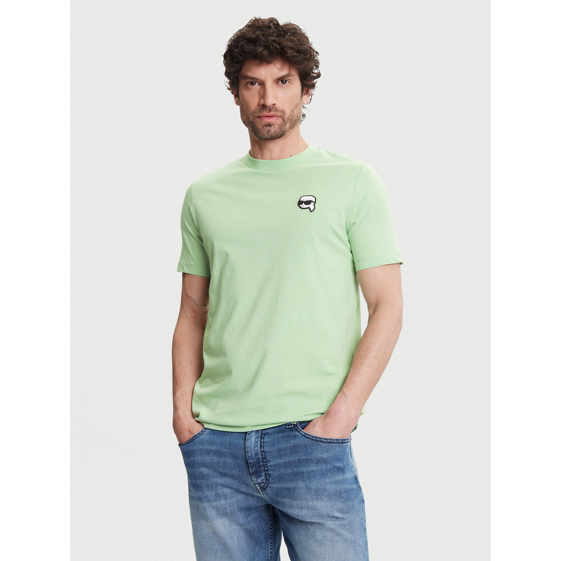 KARL LAGERFELD T-shirt 755710 552224 Verde Regular Fit