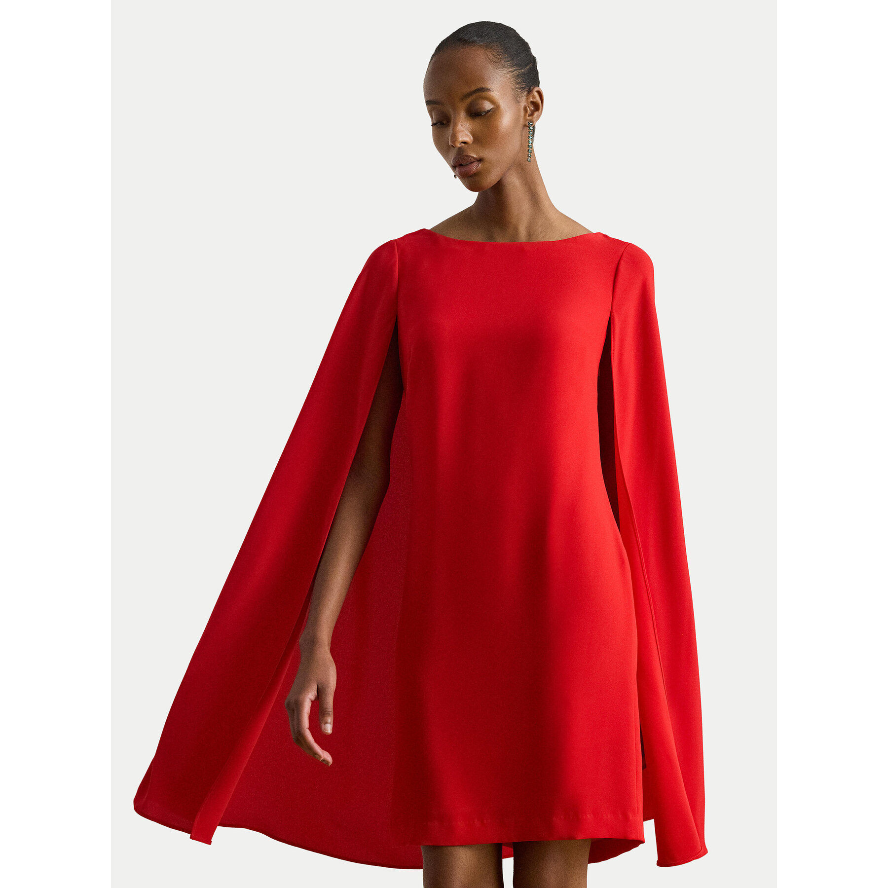 LAUREN RALPH LAUREN Coctailkleid 253980921009 Rot Slim Fit