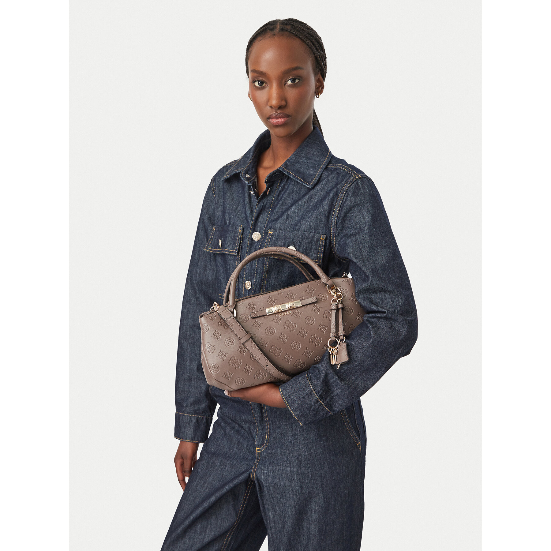 Geantă Guess Carmella HWPD22 25050 Bej