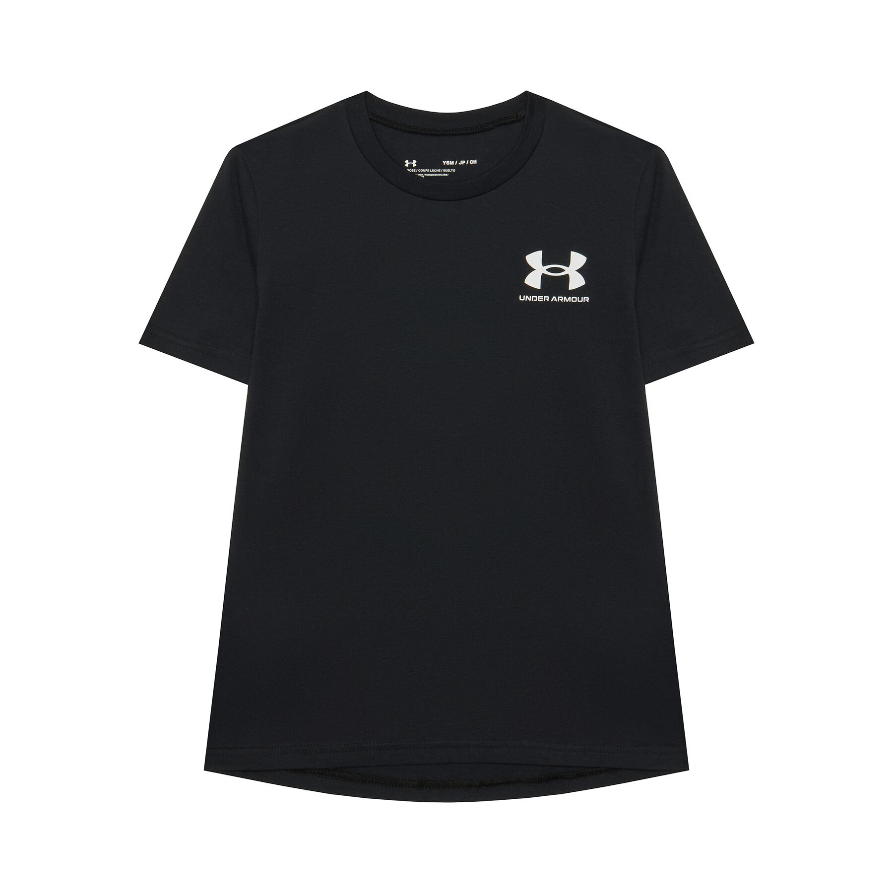Under Armour Póló Ua Sportstyle Left Chest 1363280 Fekete Regular Fit