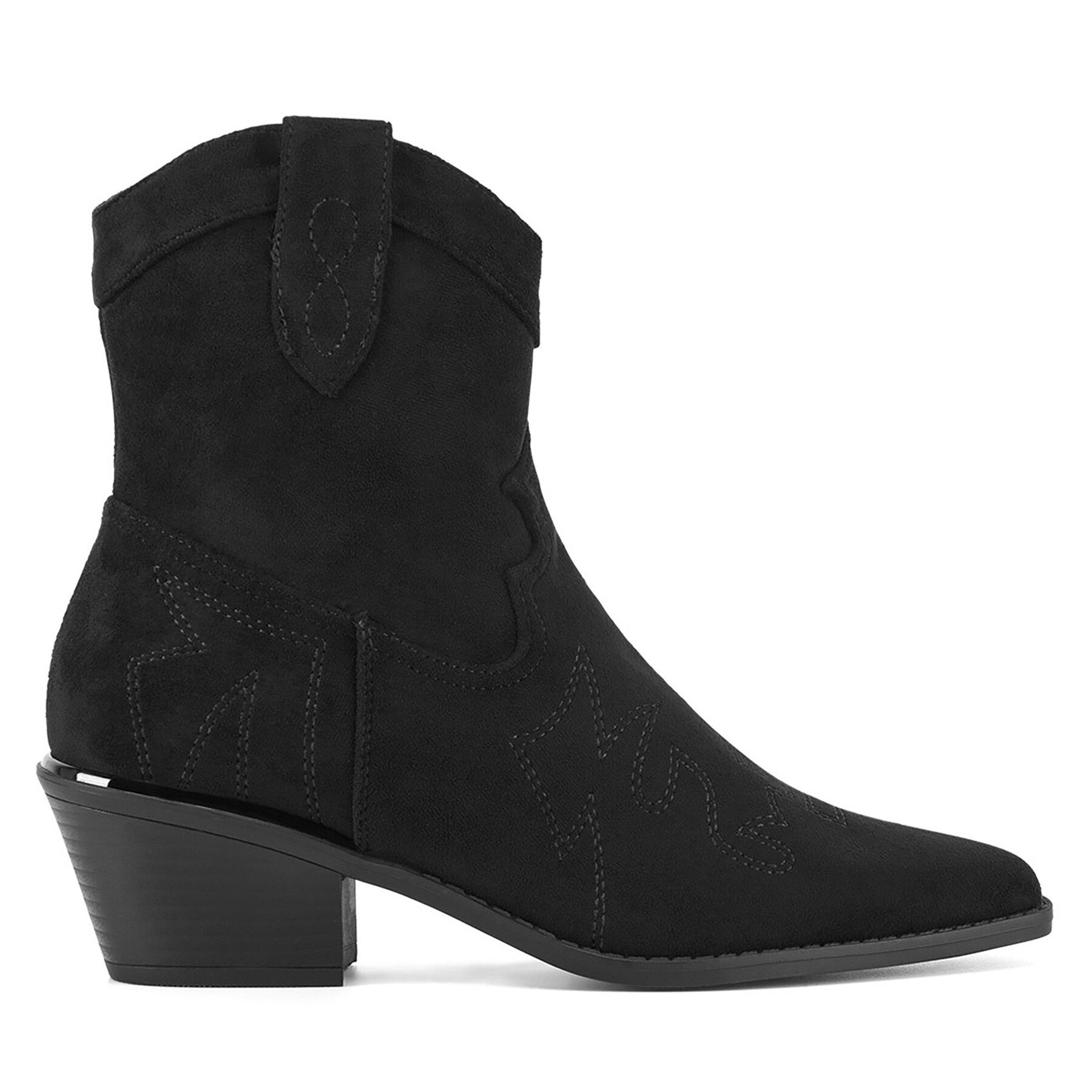 Kovbojské topánky DeeZee HY80057-2 Čierna
