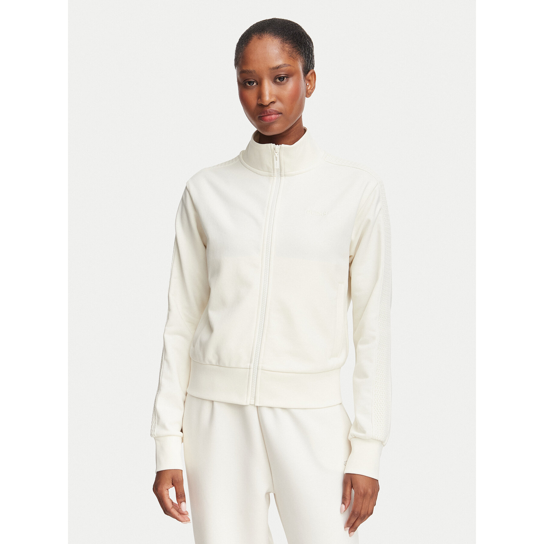 Guess Sweatshirt V6YQ26 K5140 Creme Regular Fit