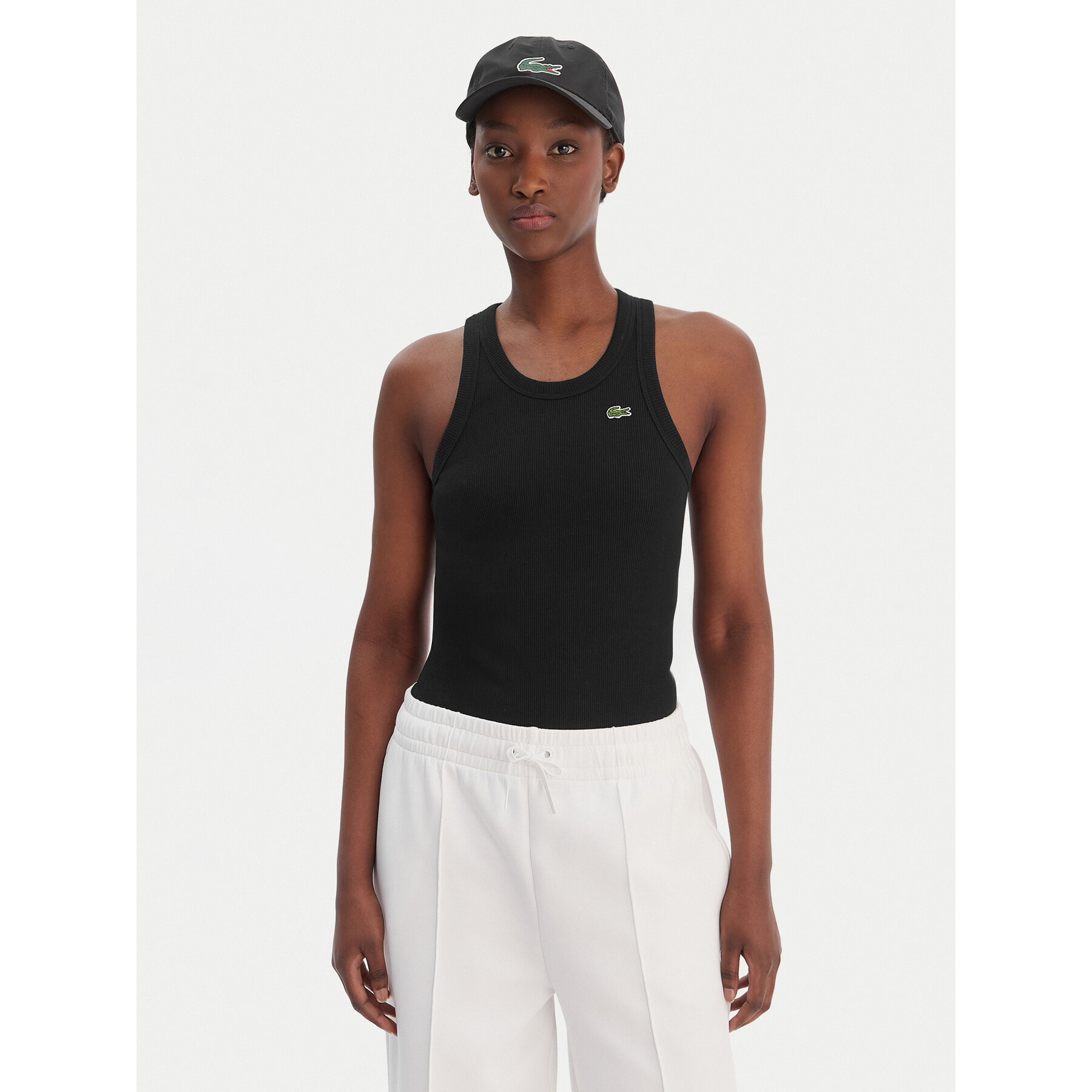 Lacoste Top TF5388 Črna Slim Fit