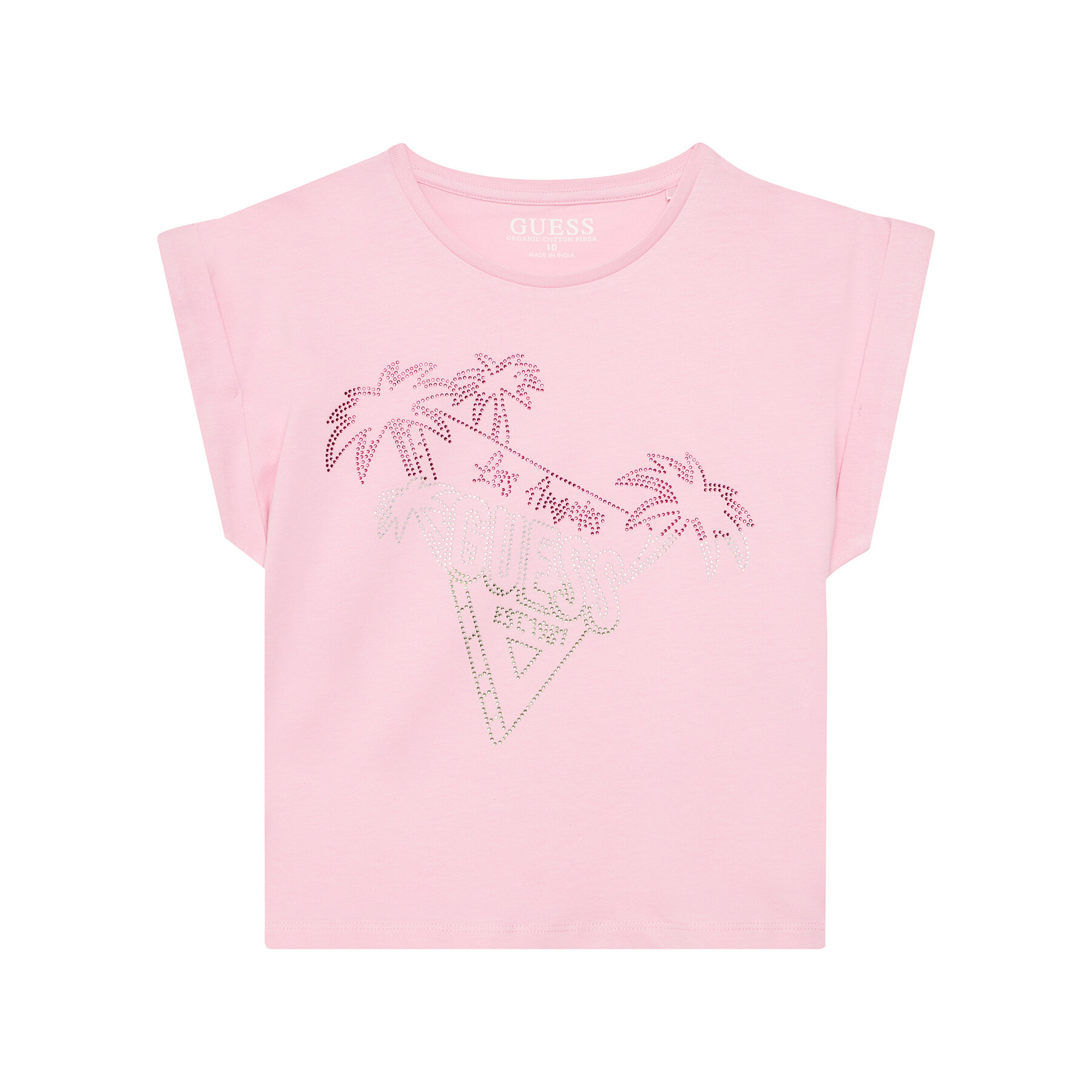 Guess Póló J5GI32 K8HM4 Rózsaszín Regular Fit