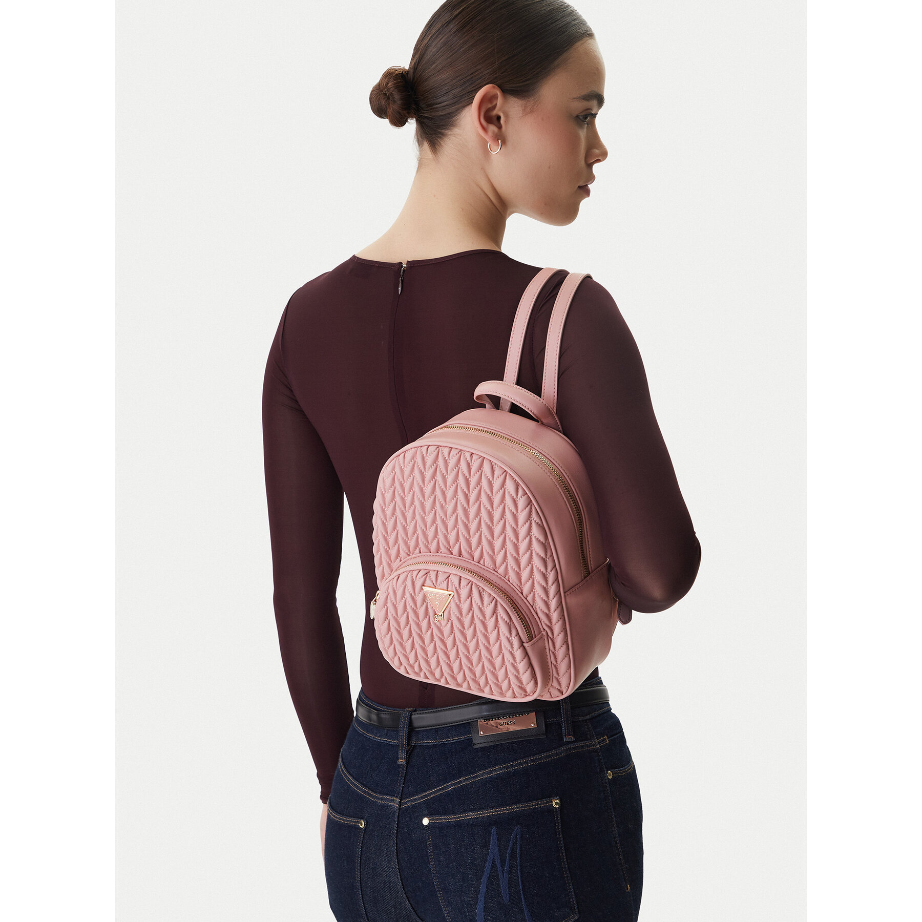 Раница Guess J5YZ10 WHEG0 Розов