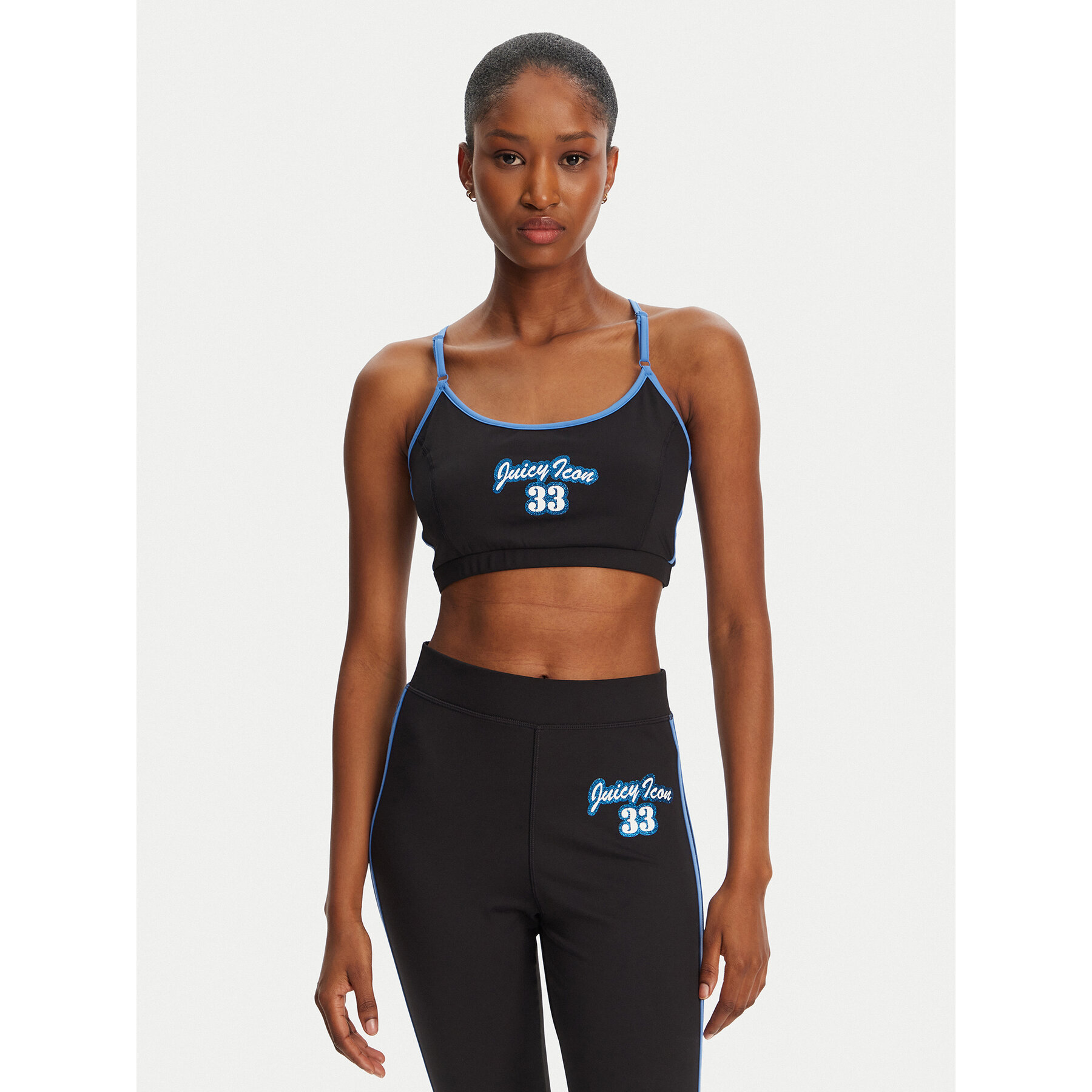 Juicy Couture Melltartó felső JCSNS125404 Fekete