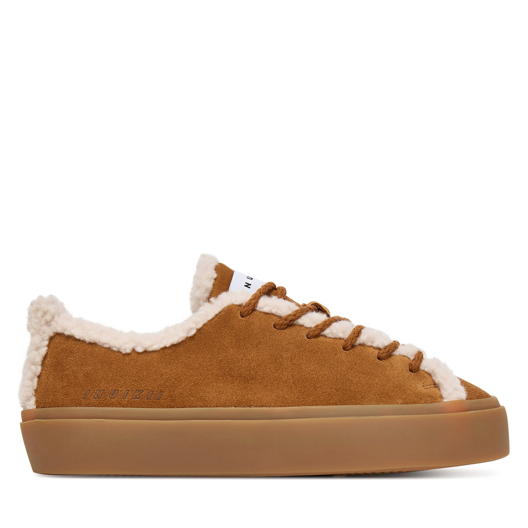 Sneakersy Inuikii Shearling Low 1001.001.0242 Hnedá