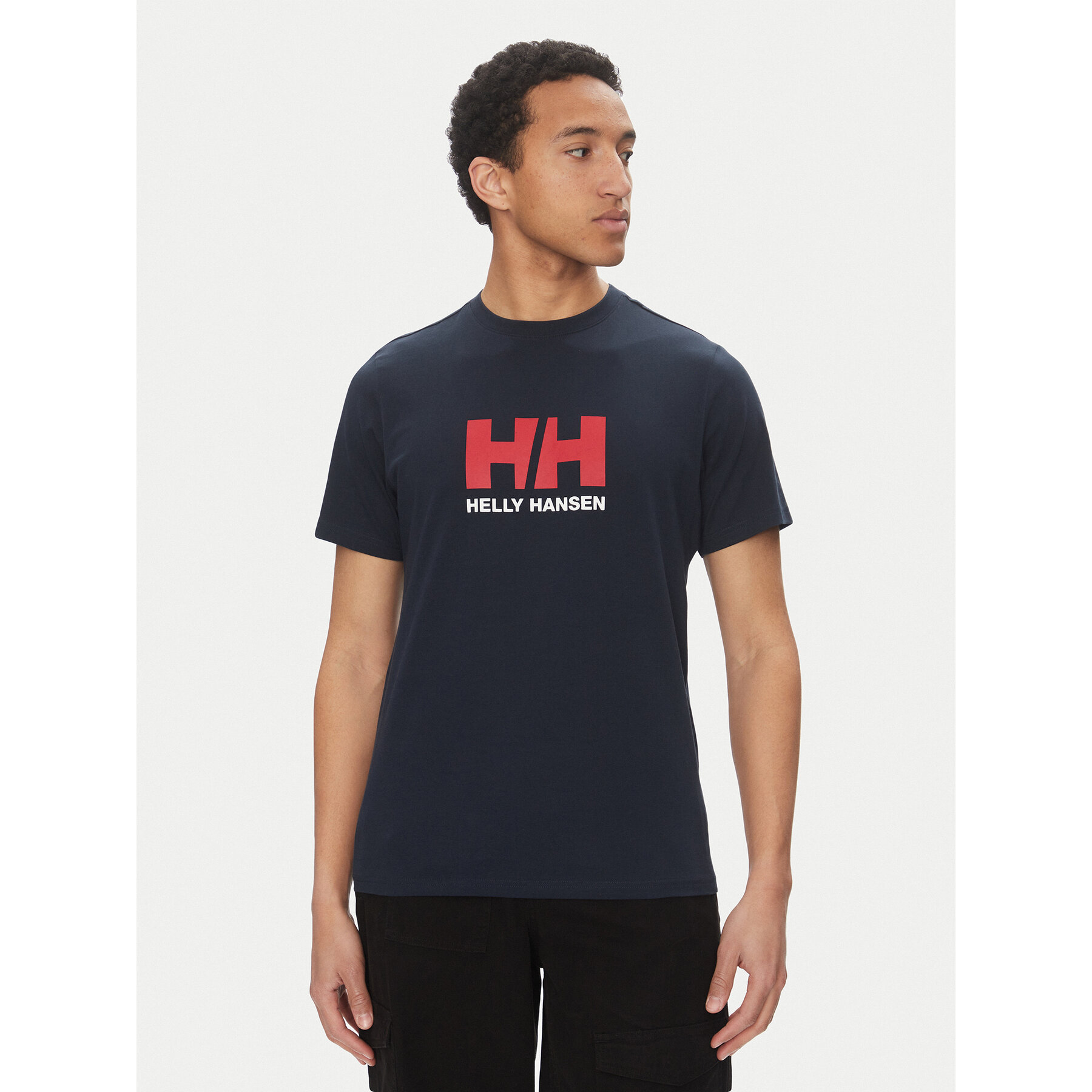 Helly Hansen T-shirt Logo 54596 Blu scuro Regular Fit