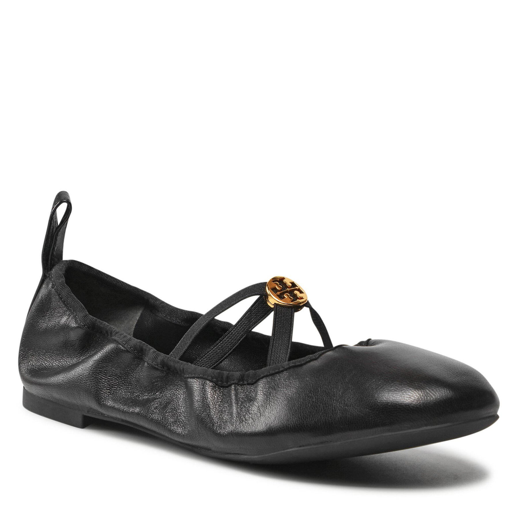 Balerini Tory Burch Soft Scrunch Ballet 88884 Perfect Black 008