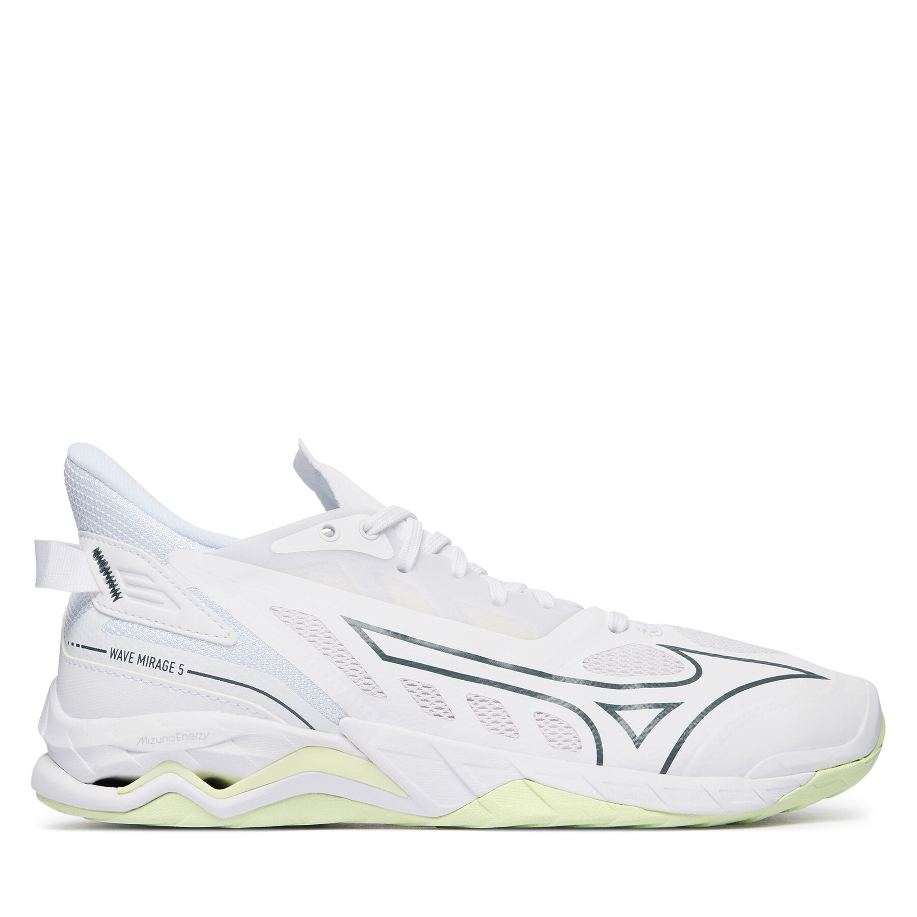 Încălțăminte pentru sporturi de interior Mizuno Wave Mirage 5 X1GB2350 Alb