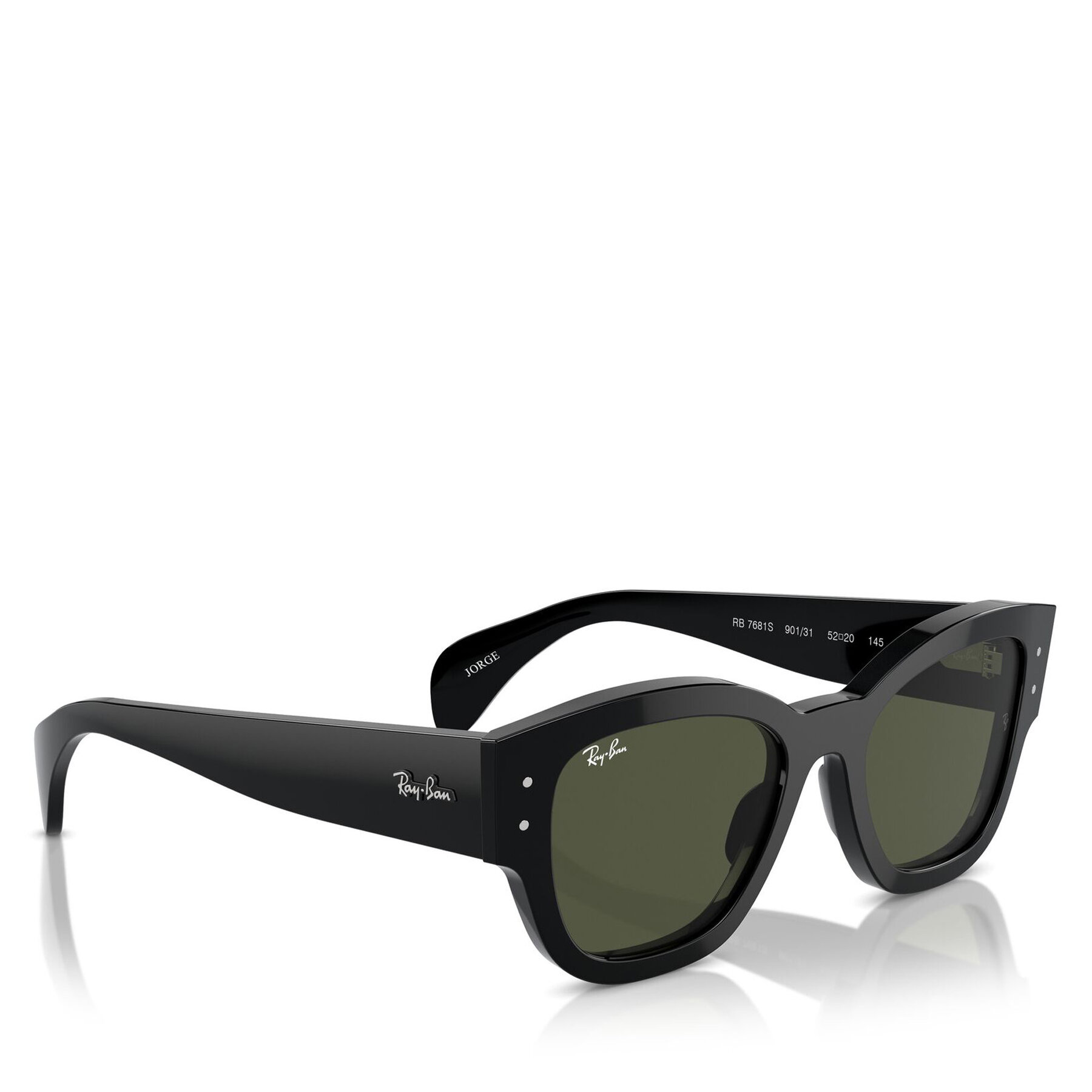 Ray-Ban Okulary przeciwsłoneczne, Rozmiar 52 Czarny 0RB7681S 901/31