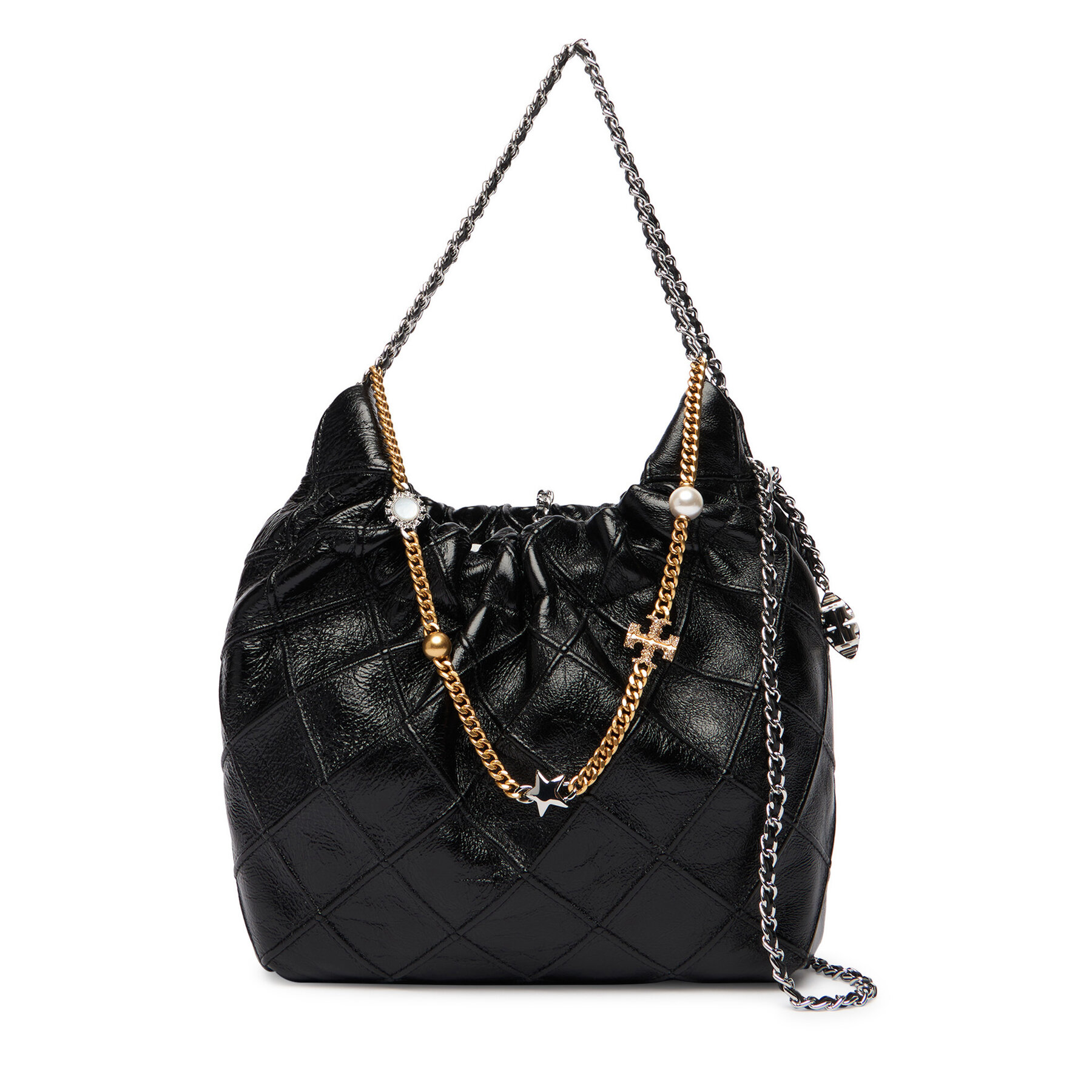 Borsetta Tory Burch Fleming 164022 Nero