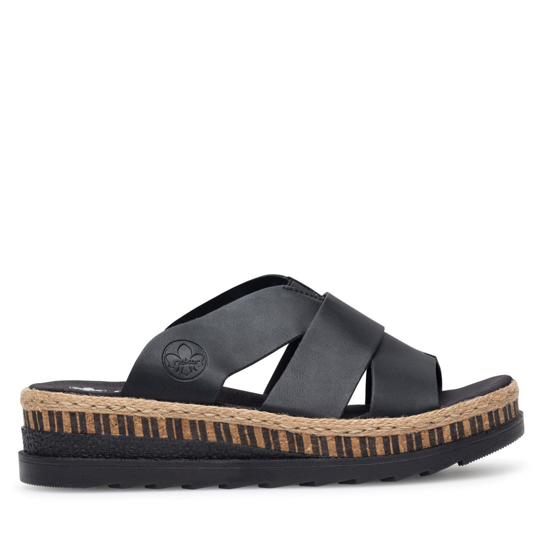Espadrilky Rieker V7989-00 Čierna