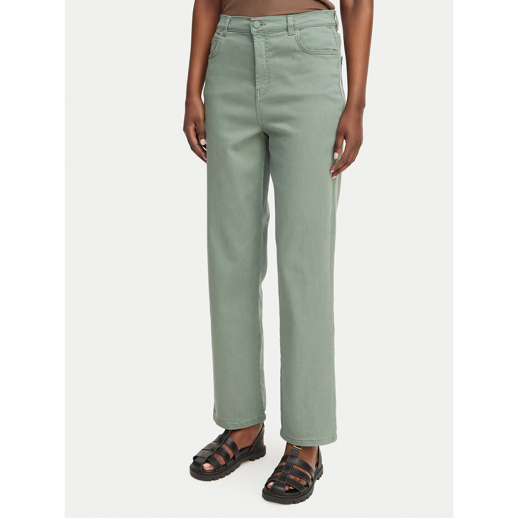 Marella Jeans Solista 2613131065 Grün Straight Fit