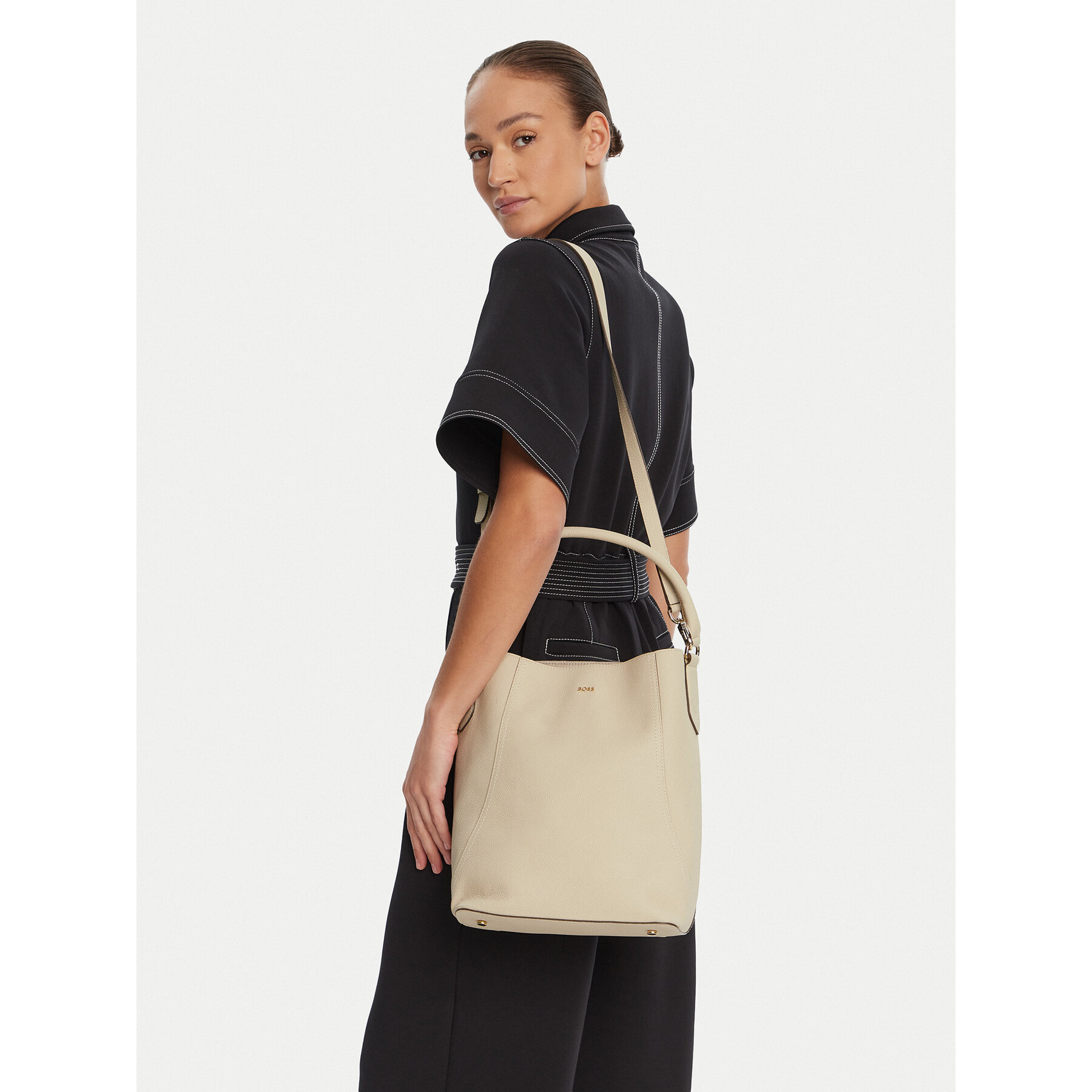 Дамска чанта BOSS 50547744 Бял