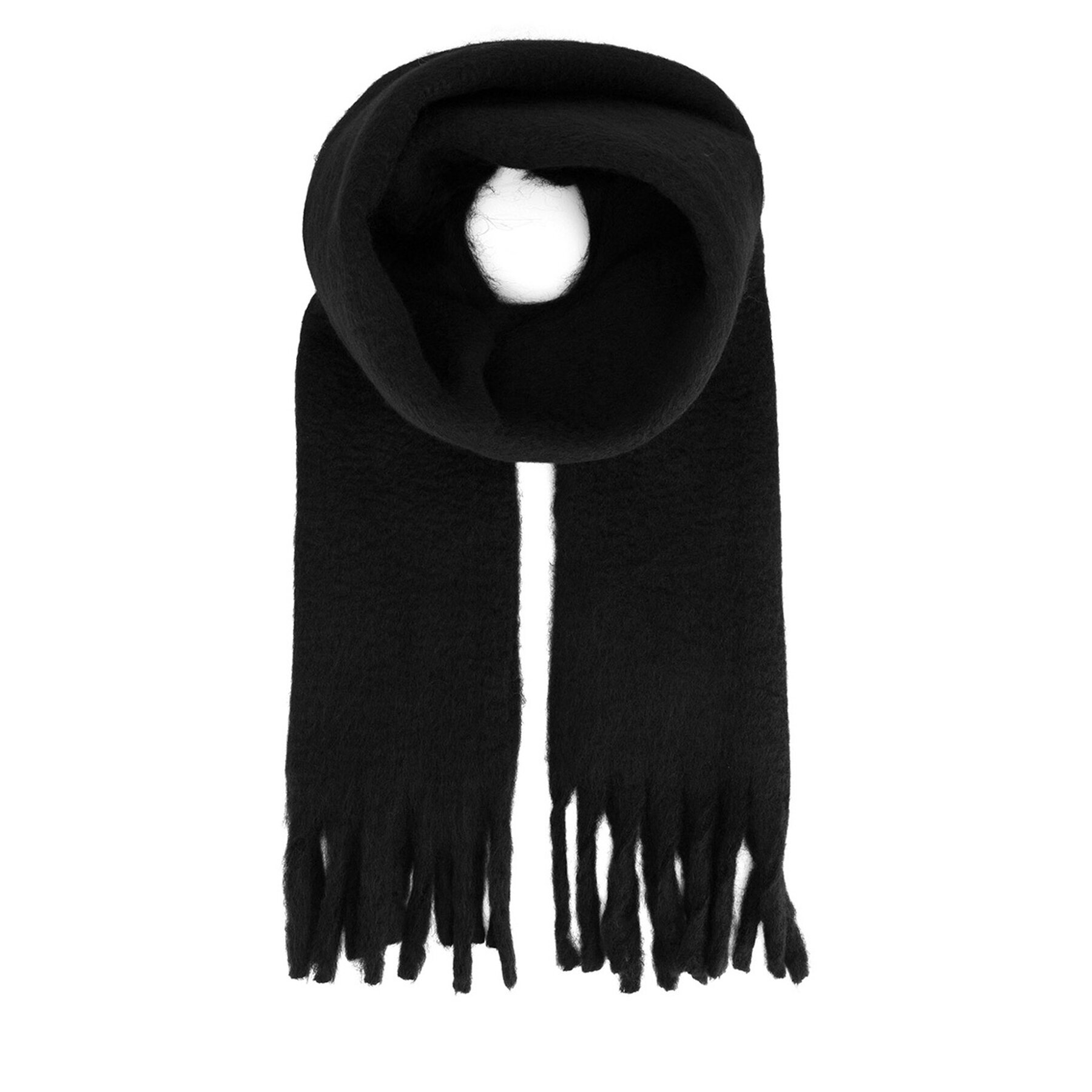 Шал Jenny Fairy 4W4-001-AW24 Черен