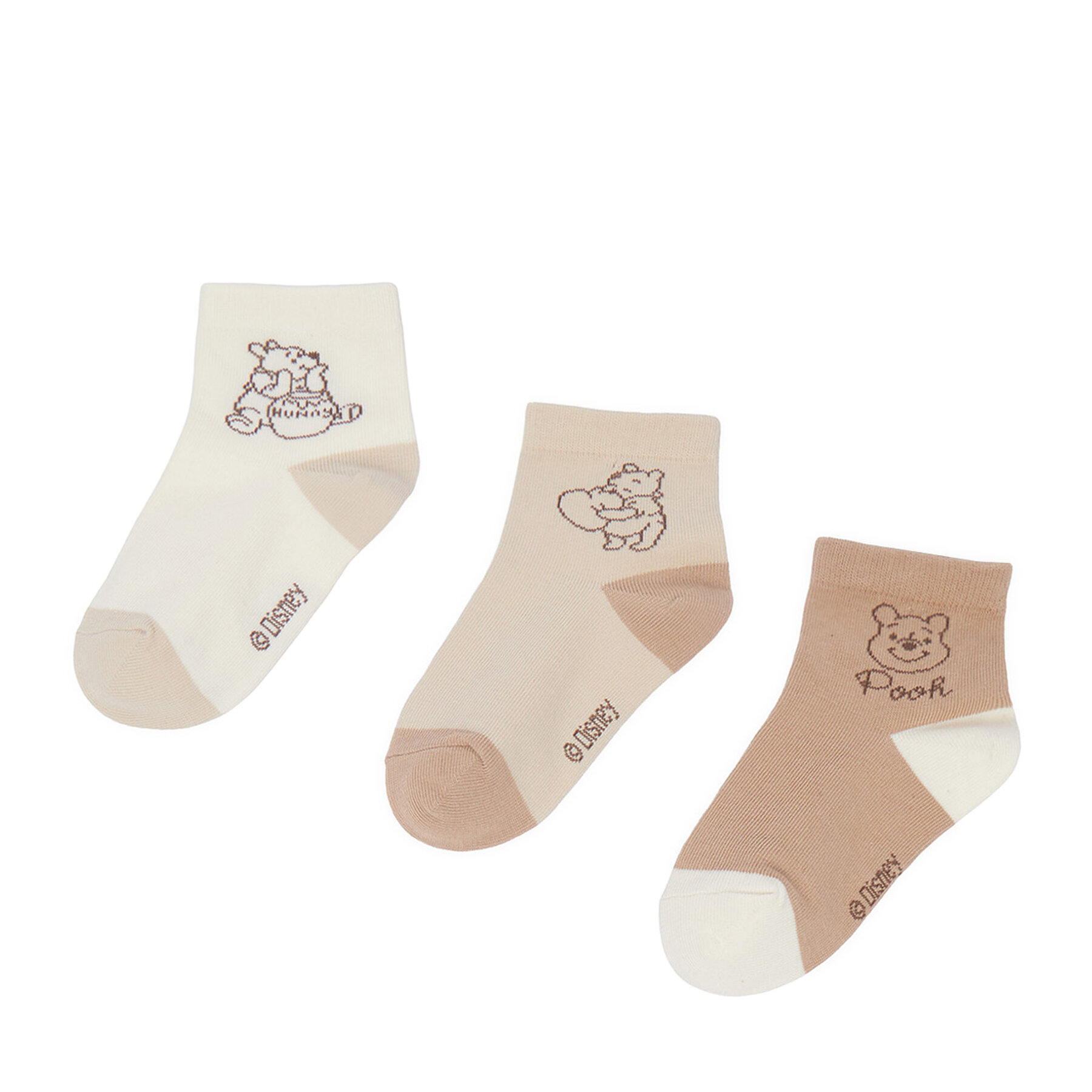 Duge čarape Winnie The Pooh CEO-ACCCS-AW26-231WTP(3-PACK) Bež