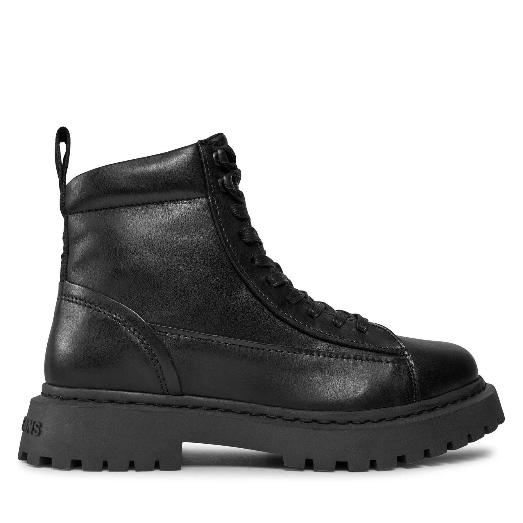Kotníková obuv Tommy Jeans Tjm Lace Up Boot EM0EM01363 Černá