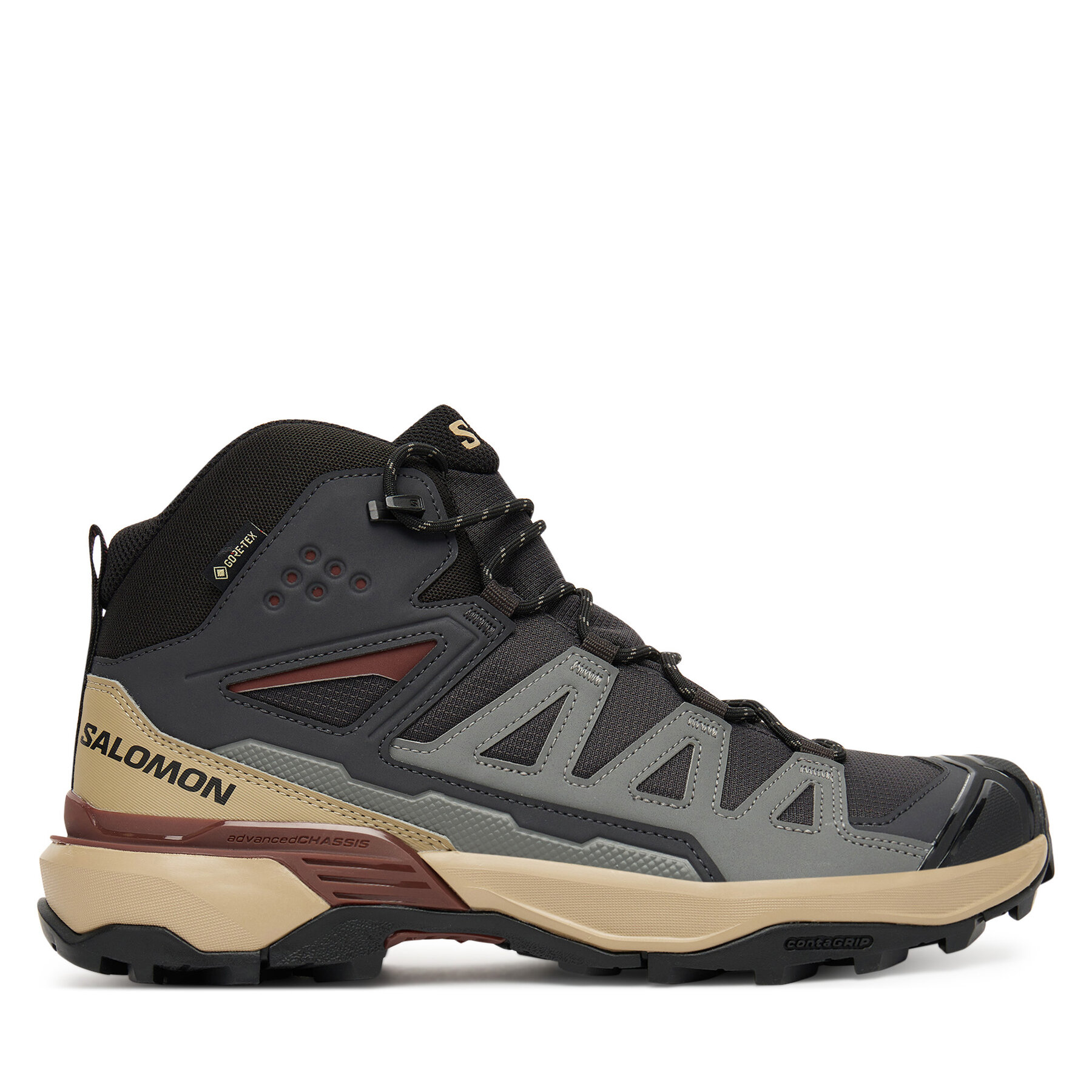 Παπούτσια πεζοπορίας Salomon X Ultra 360 Mid Gore-Tex L47743300 Γκρι