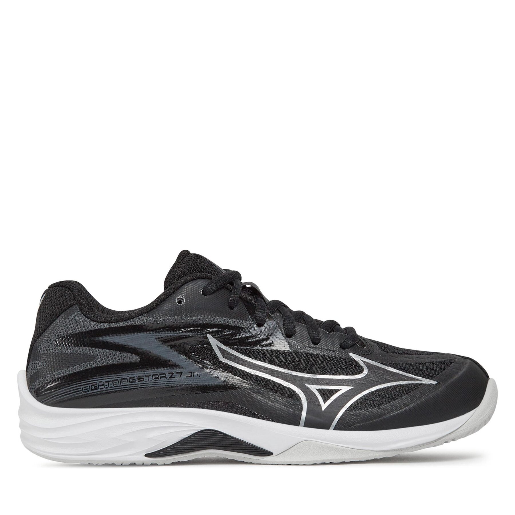 Buty halowe Mizuno, Rozmiar 36.5 Czarny Lightning Star Z7 Jr V1GD2303