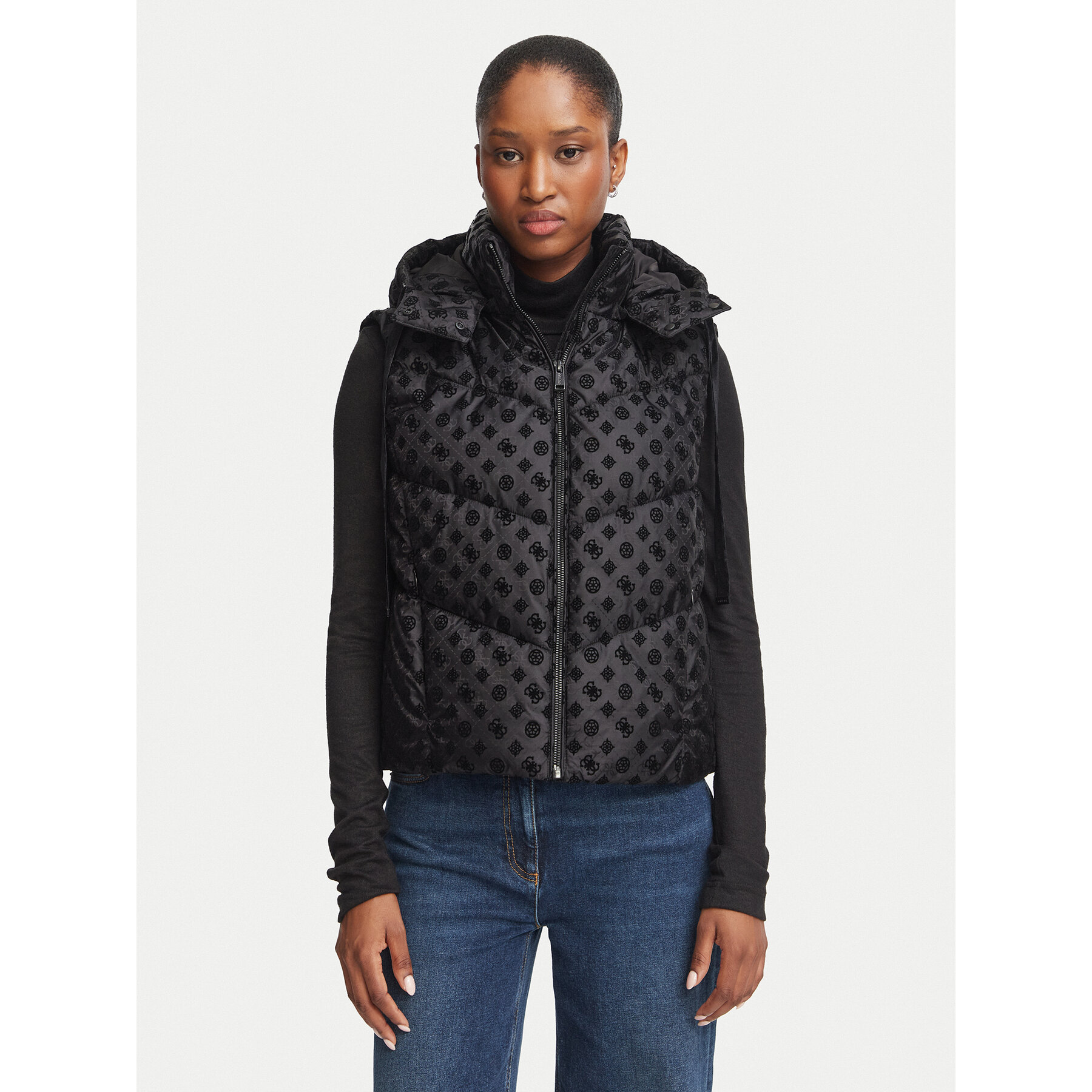 Guess Bodywarmer W6BL53 W4182 Schwarz Regular Fit