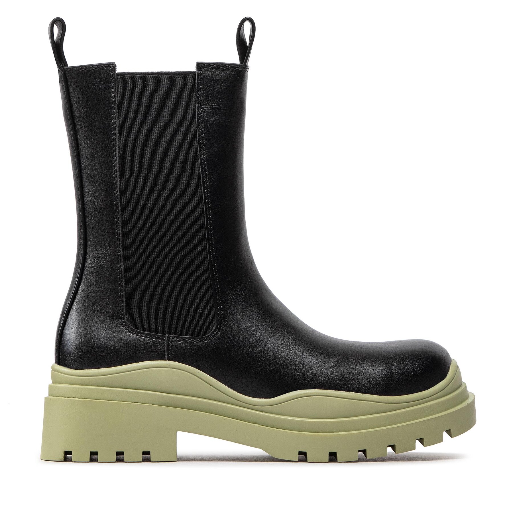 Bokacsizma DeeZee ZAL90152-1 Fekete