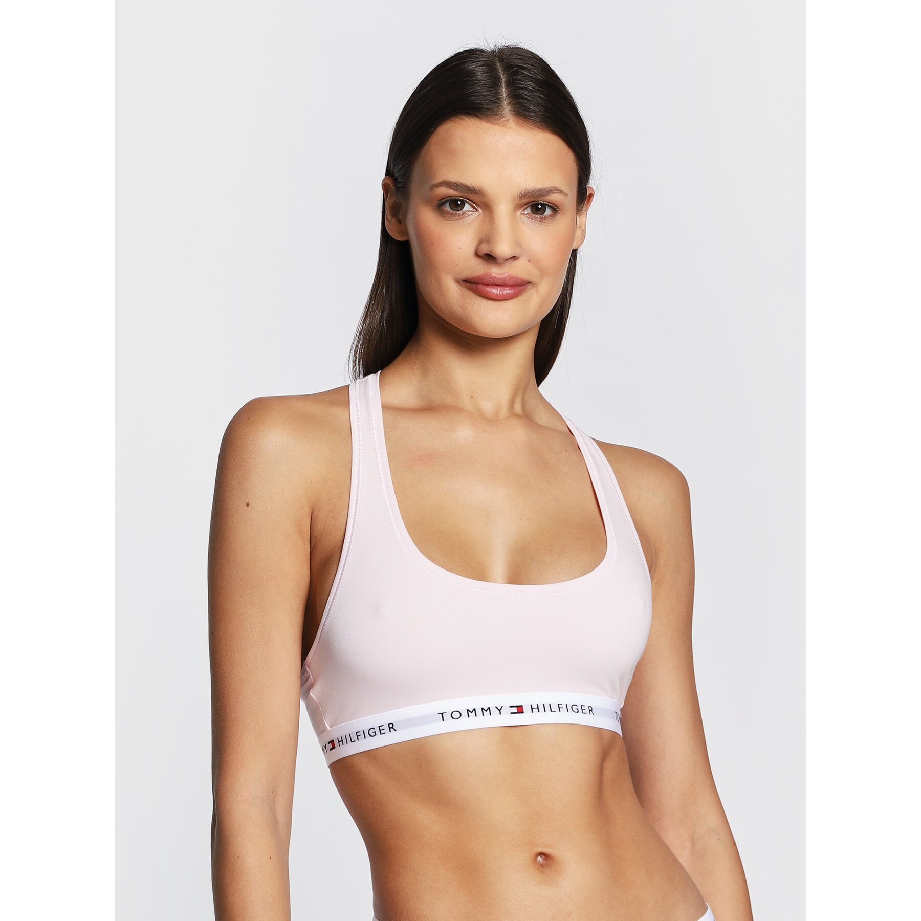Tommy Hilfiger Melltartó felső UW0UW03820 Rózsaszín