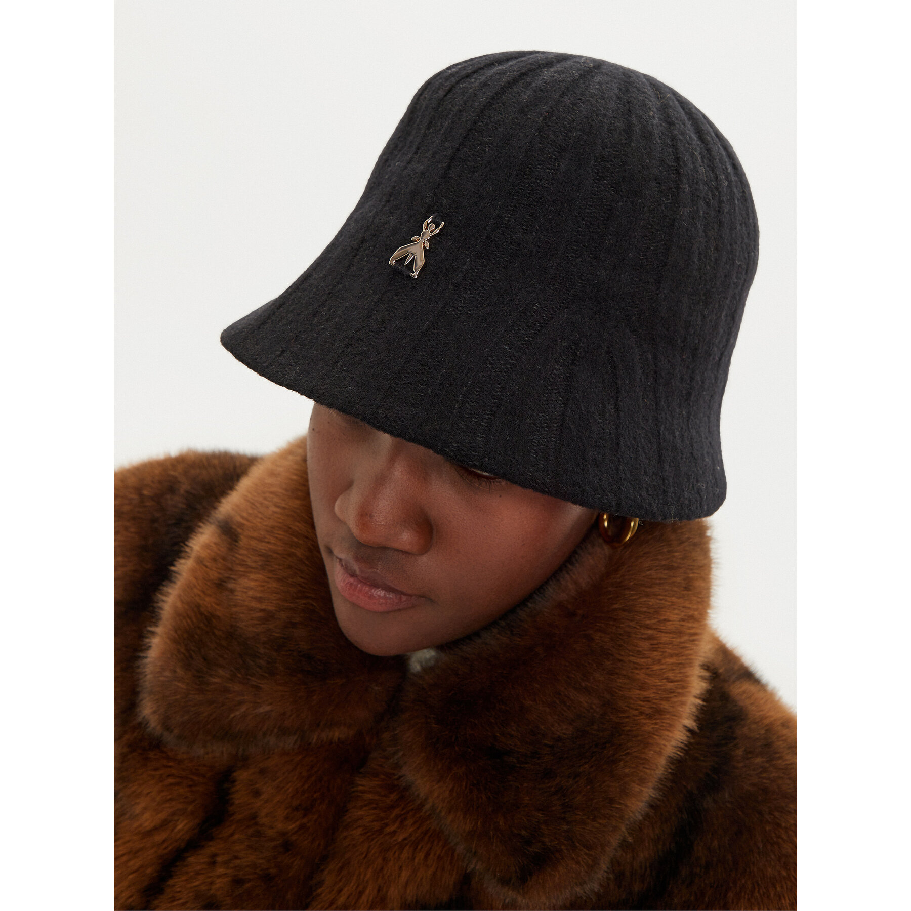 Sombrero Patrizia Pepe 2FA063/A539-K103 Negro