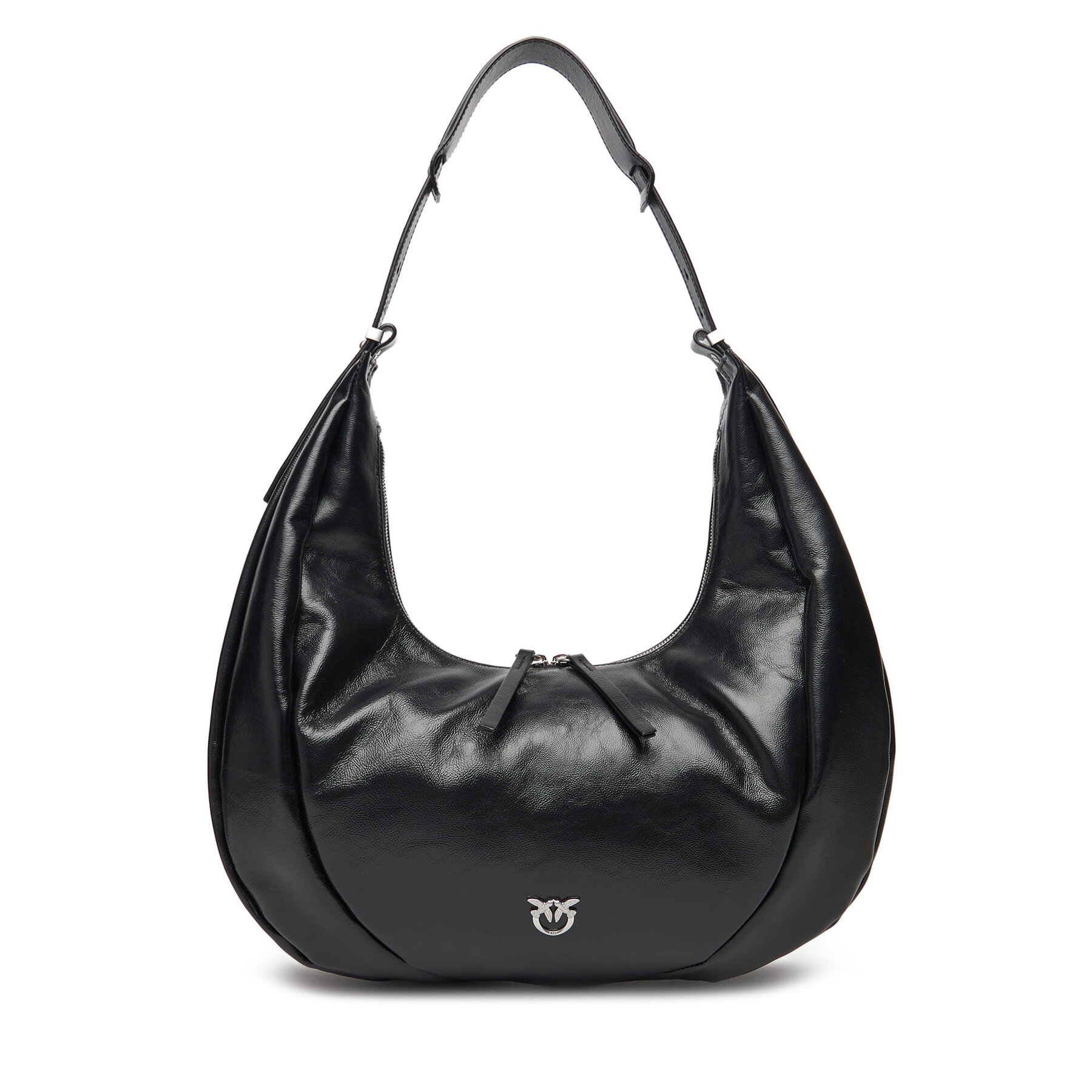 Geantă PINKO Slouchy Hobo Big PE 25 PLTT 104295 A29J Negru