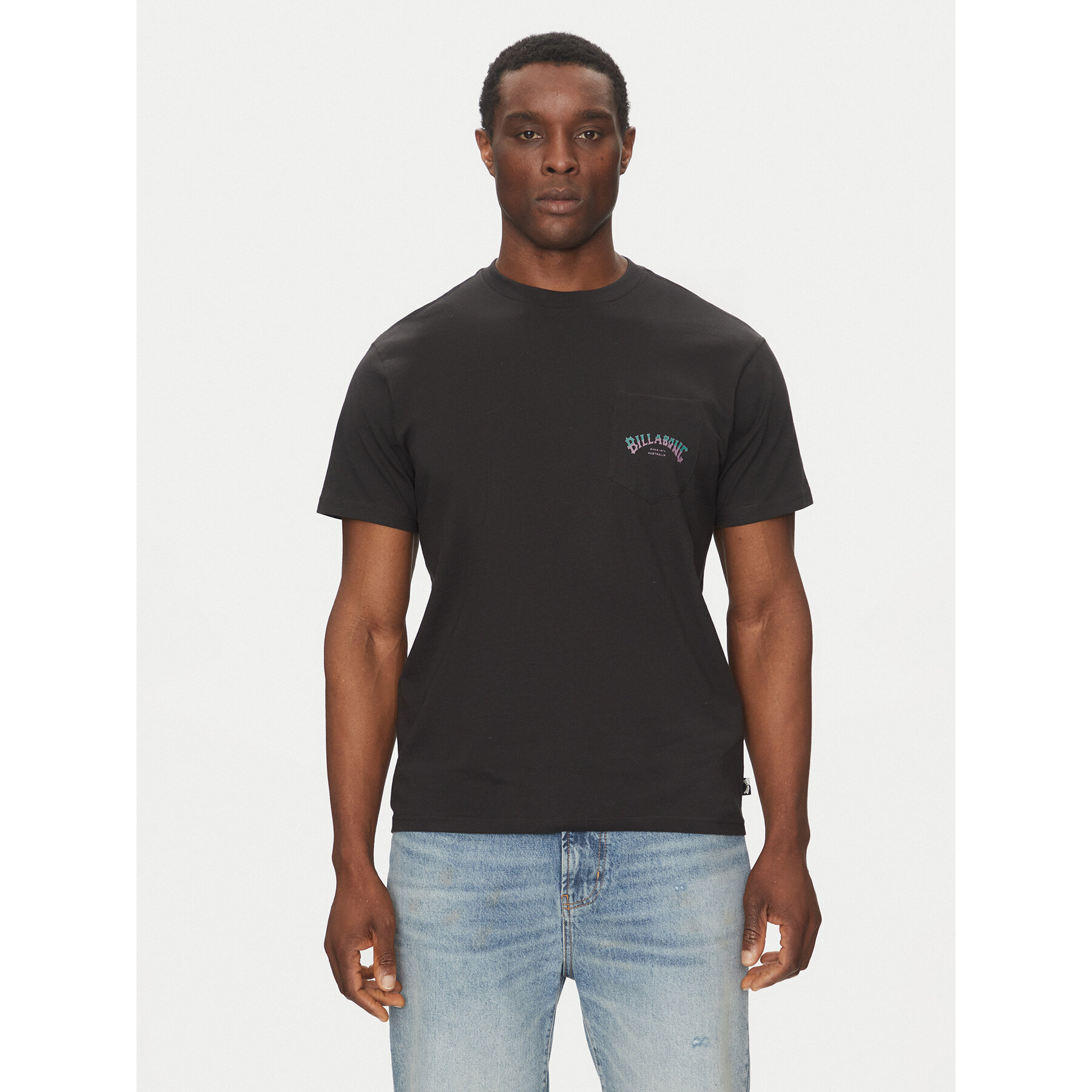 Billabong Marškinėliai EBYZT00175 Juoda Regular Fit