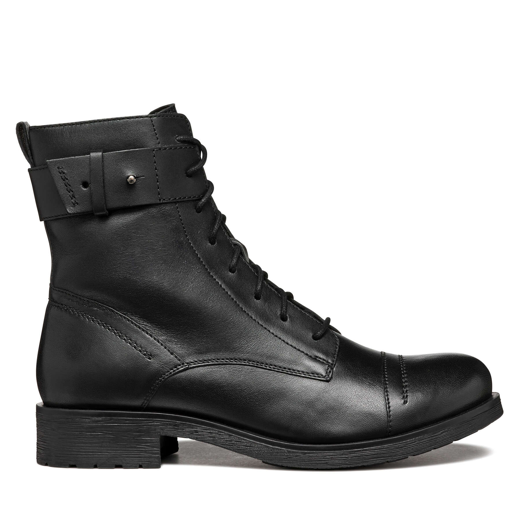 Šnurovacia obuv Geox D Rawelle D466RC 0TU43 C9999 Čierna