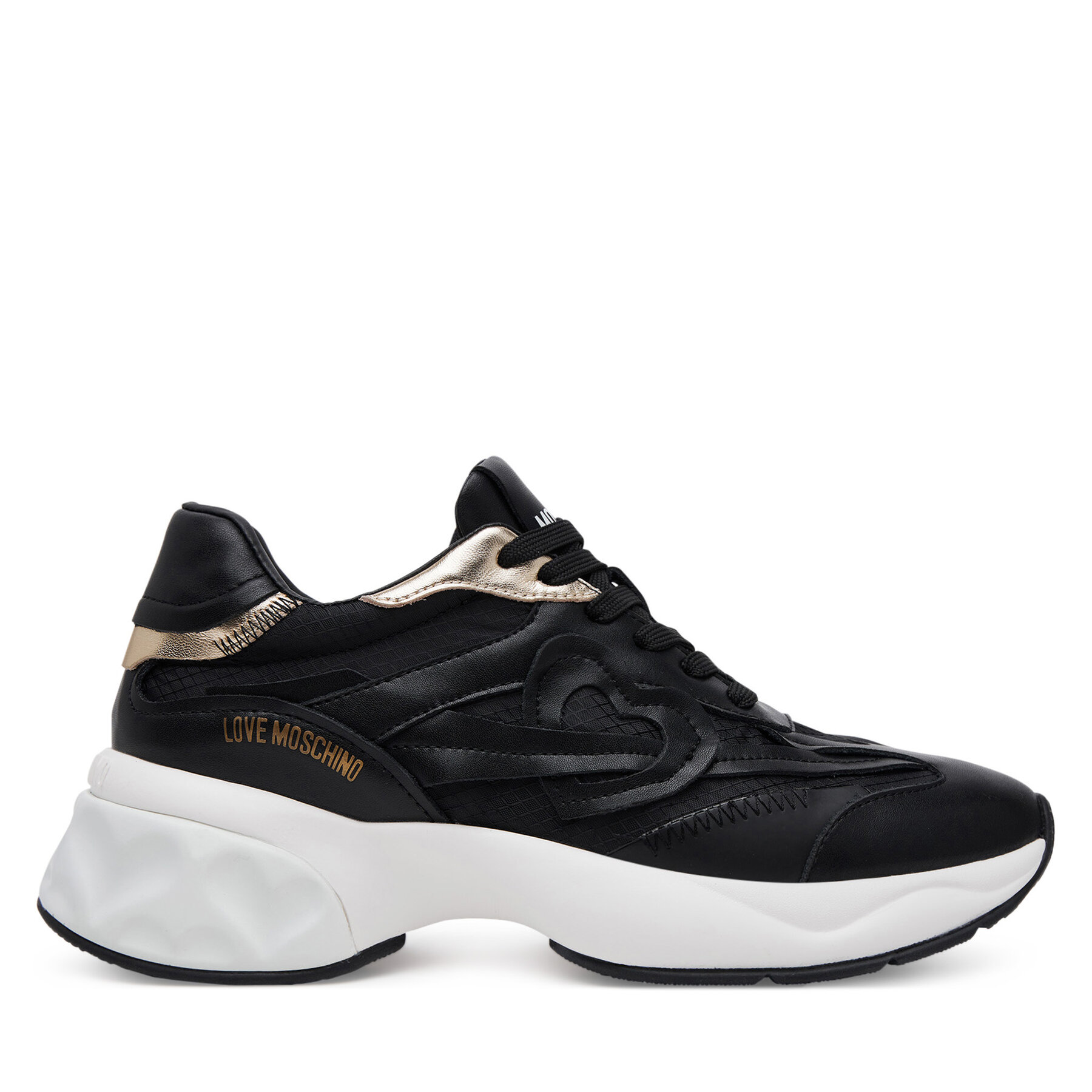 Damskie Sneakersy LOVE MOSCHINO, Rozmiar 37 Czarny JA15326G1MIQE00A