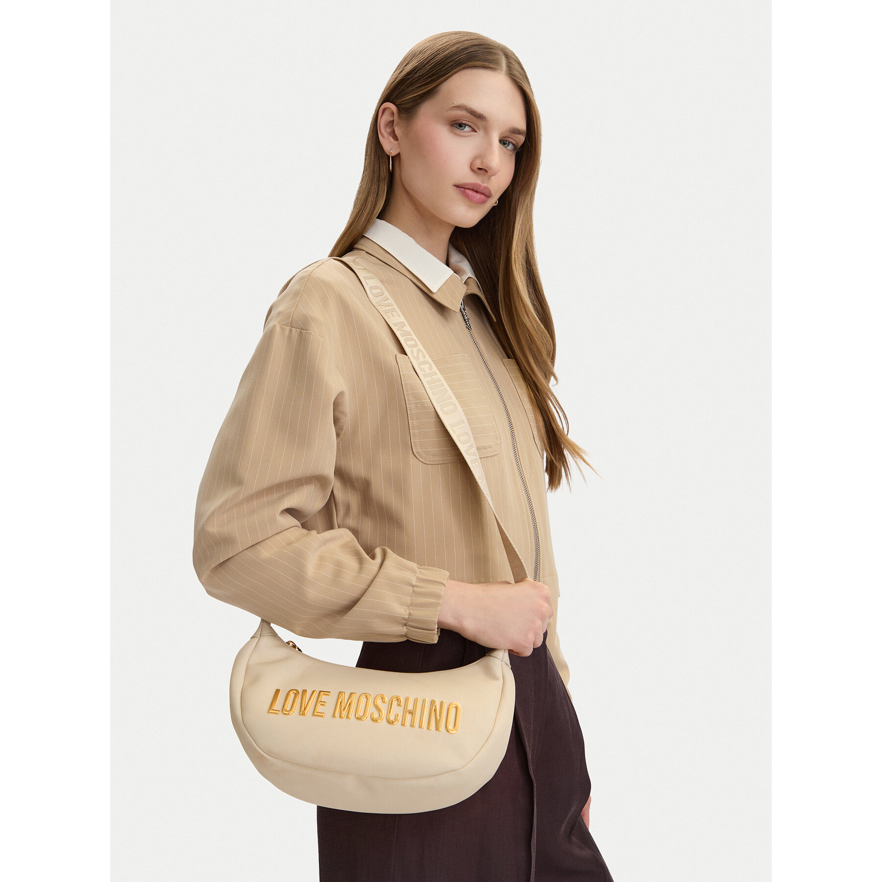 Τσάντα LOVE MOSCHINO JC4245PP0OKD0110 Λευκό