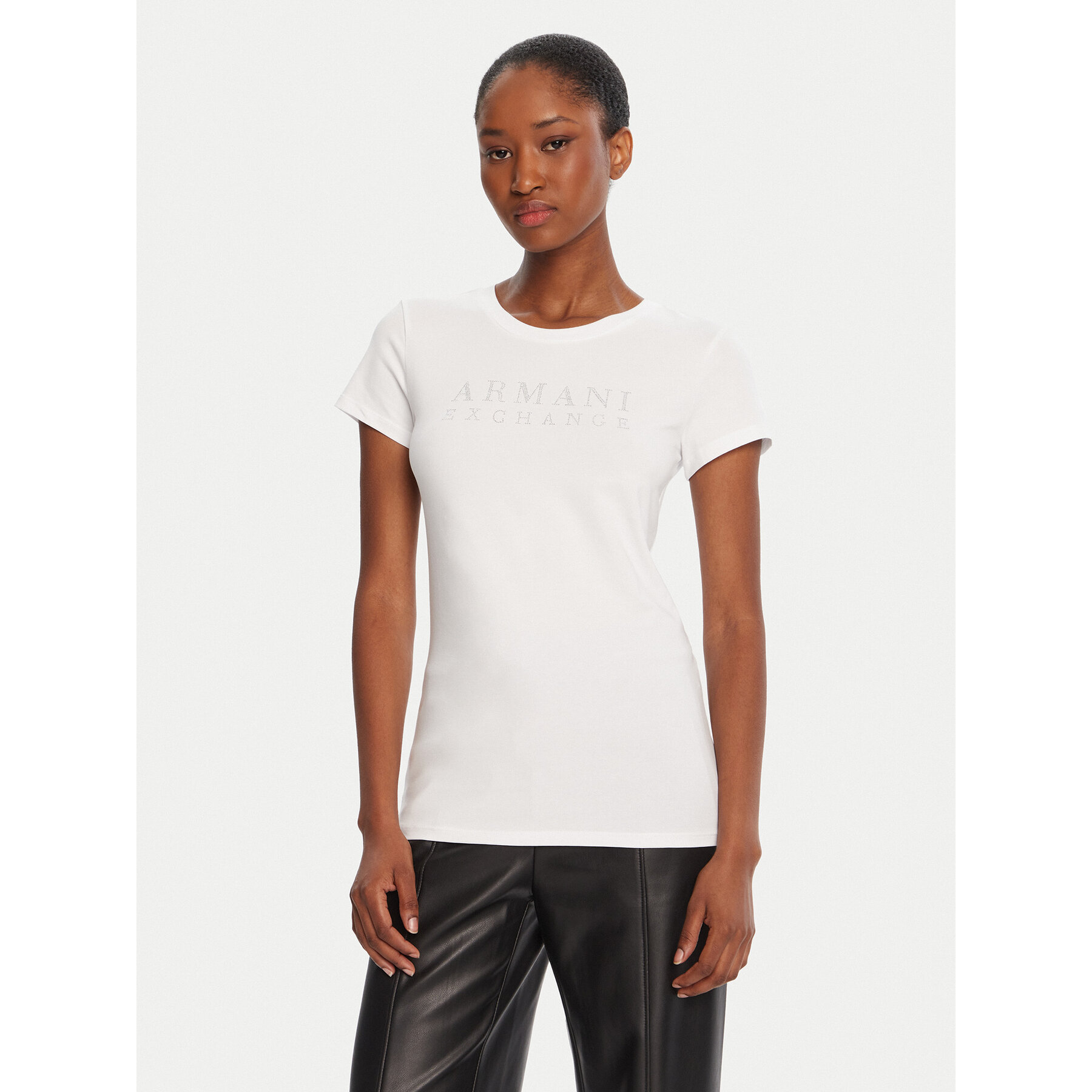 Armani Exchange Póló XW001349 AF17173 U0002 Fehér Regular Fit