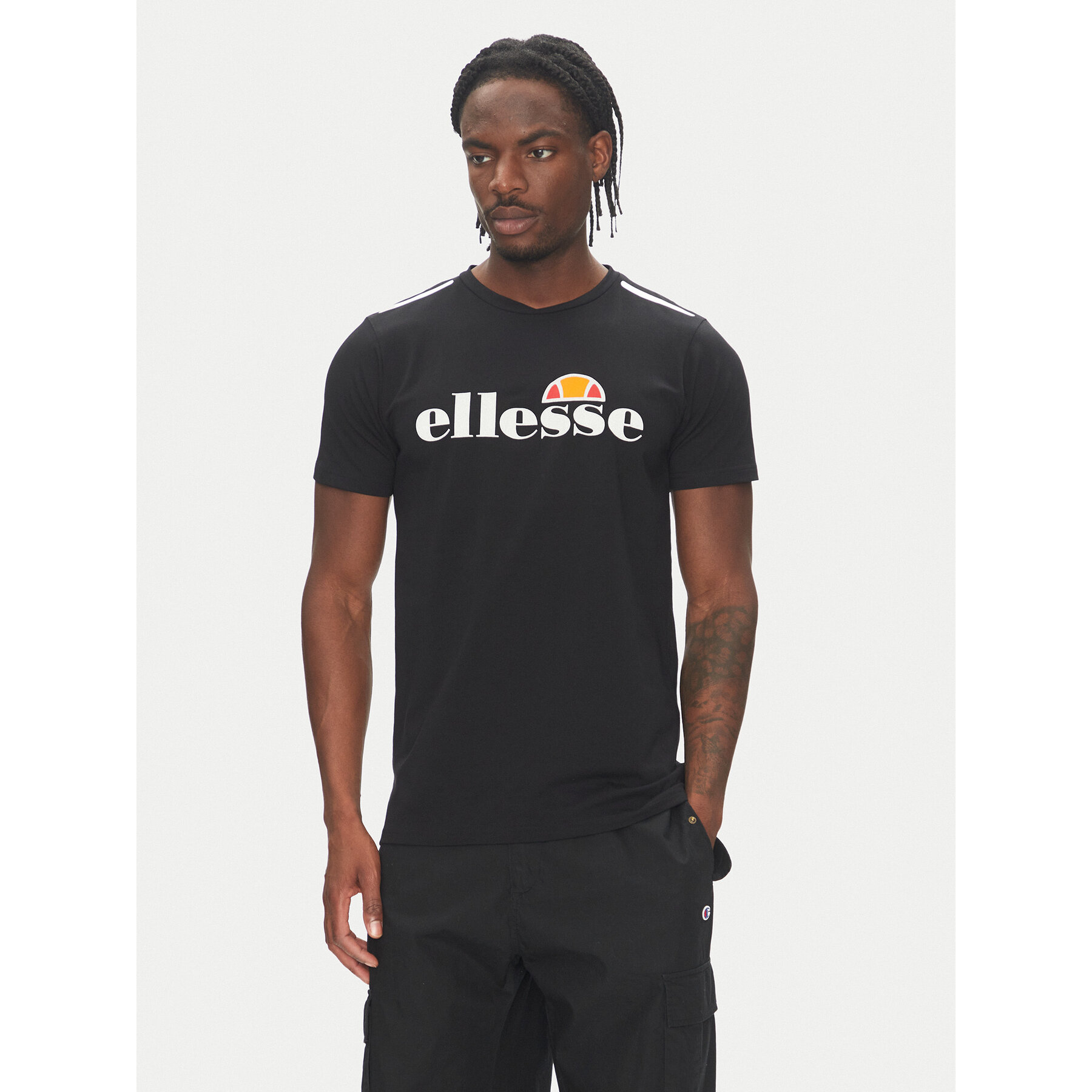 Ellesse T-Shirt Cella 2 SXZ10819 Μαύρο Regular Fit
