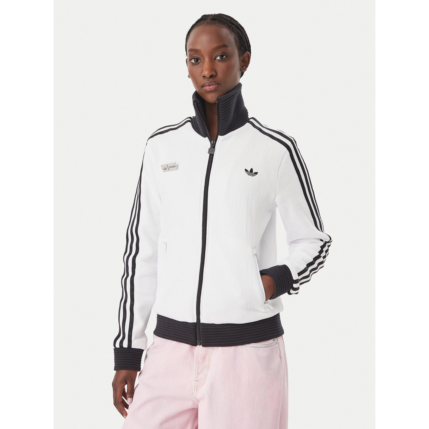 adidas Sweatshirt Adidas x Jennie Fan OG LD4966 Weiß Regular Fit