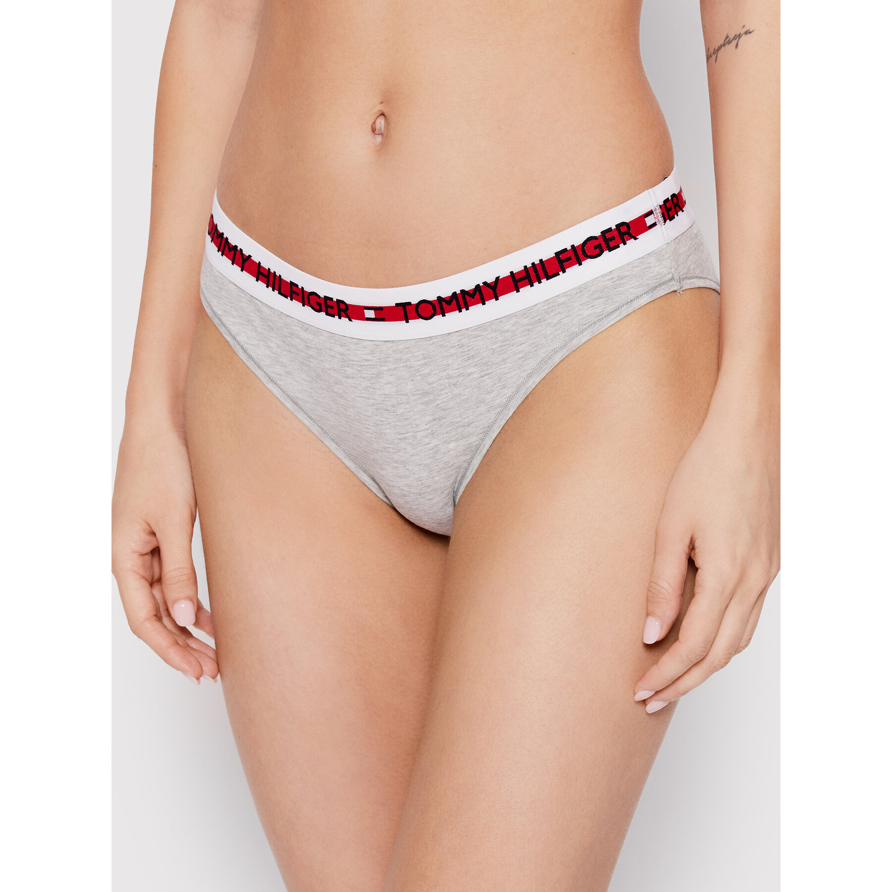 Tommy Hilfiger Klassischer Damenslip UW0UW02455 Grau