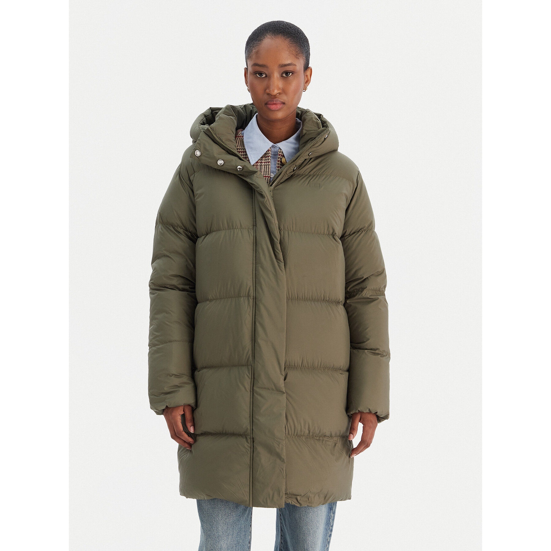 Tommy Hilfiger Daunenjacke Modern WW0WW46535 Grün Regular Fit